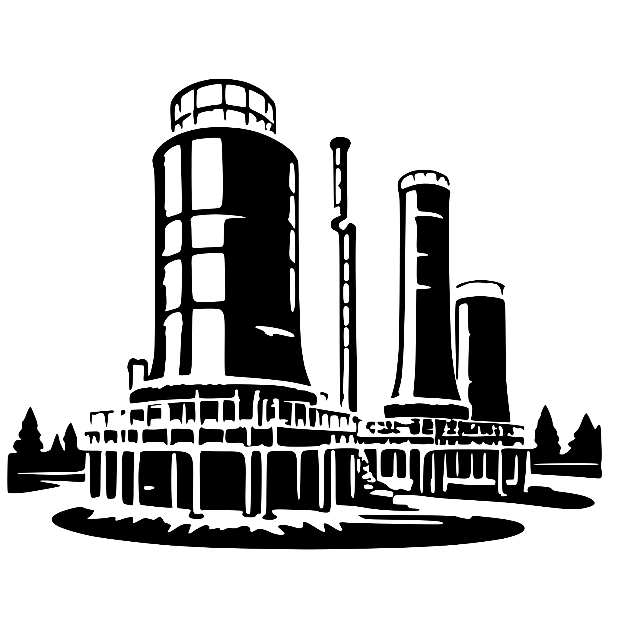 AI-generated SVG of a REACTOR IN REFINERY