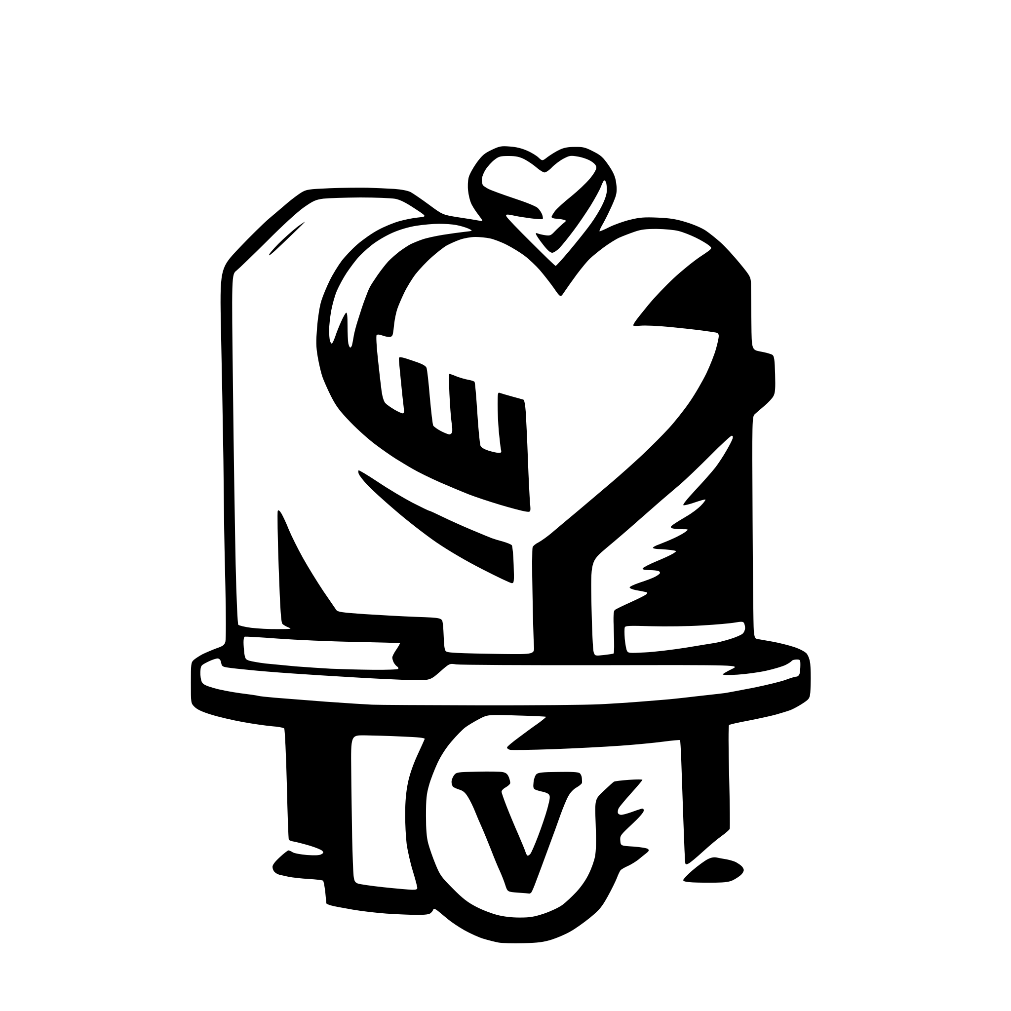 AI-generated SVG of 'love banner'