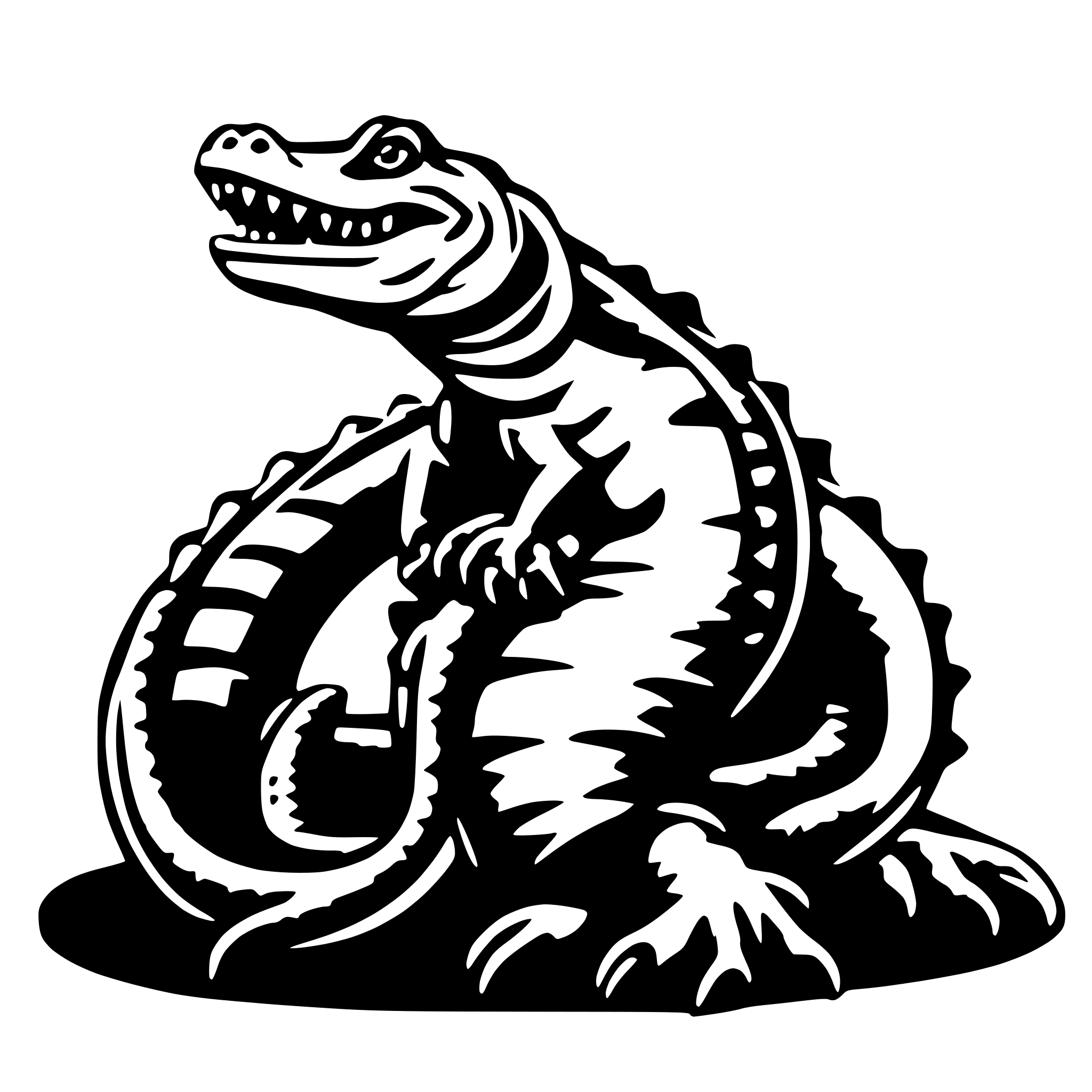 AI-generated SVG of 'florida gators'
