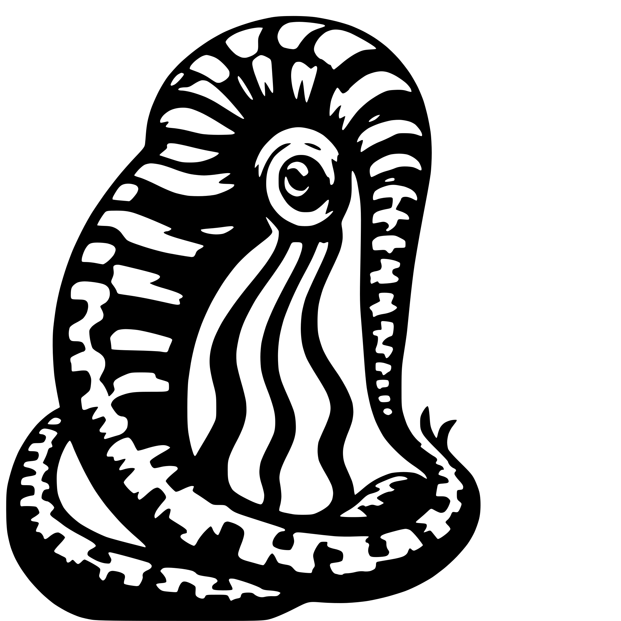 AI-generated SVG of 'A TENTACLE'