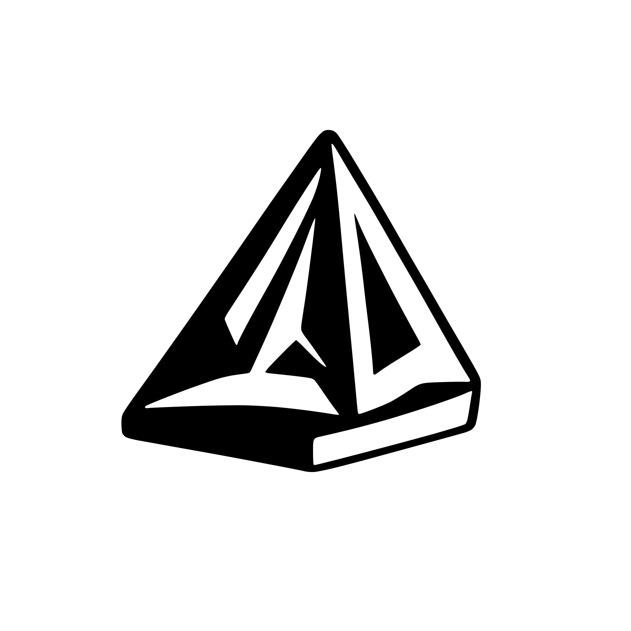 AI-generated SVG of a obsidian and prism