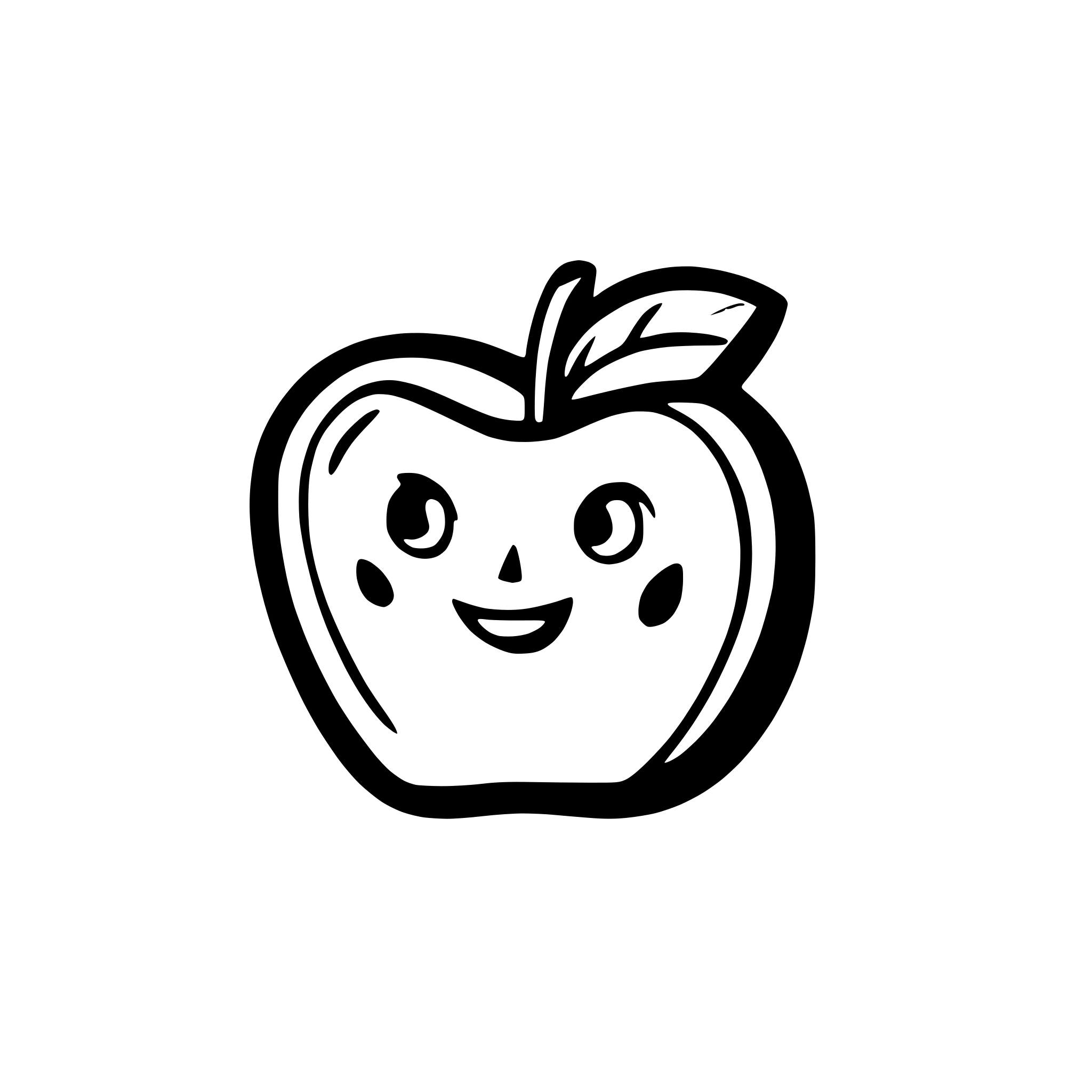 AI-generated SVG of a apple slice