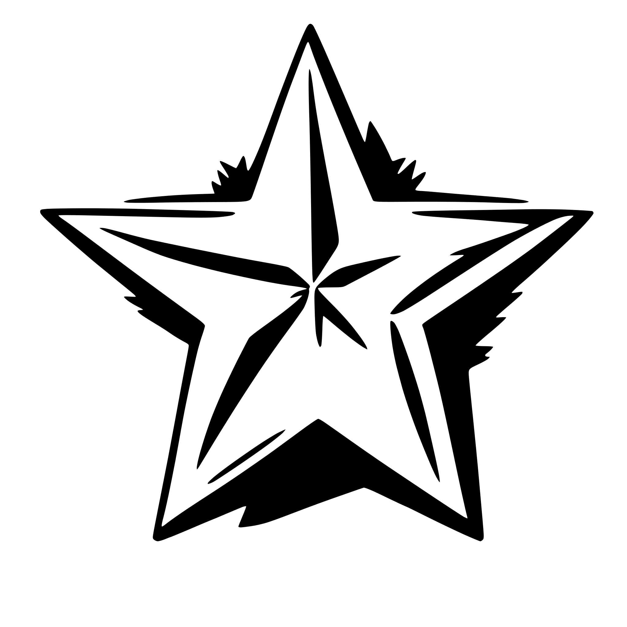 AI-generated SVG of a star