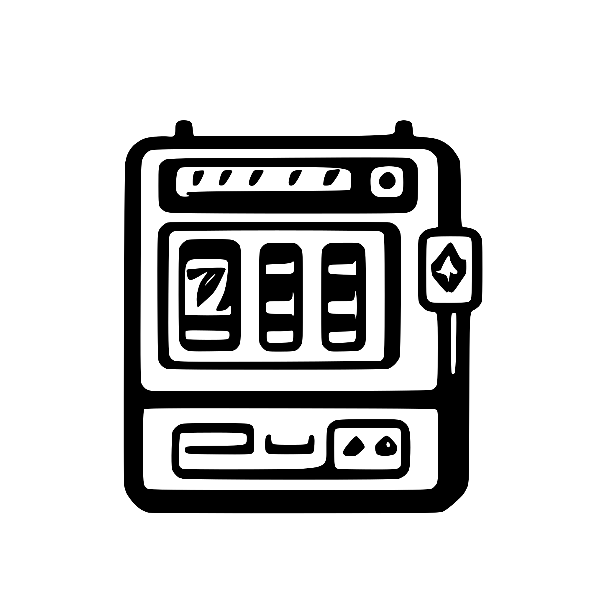 AI-generated SVG of a Slot machine icon