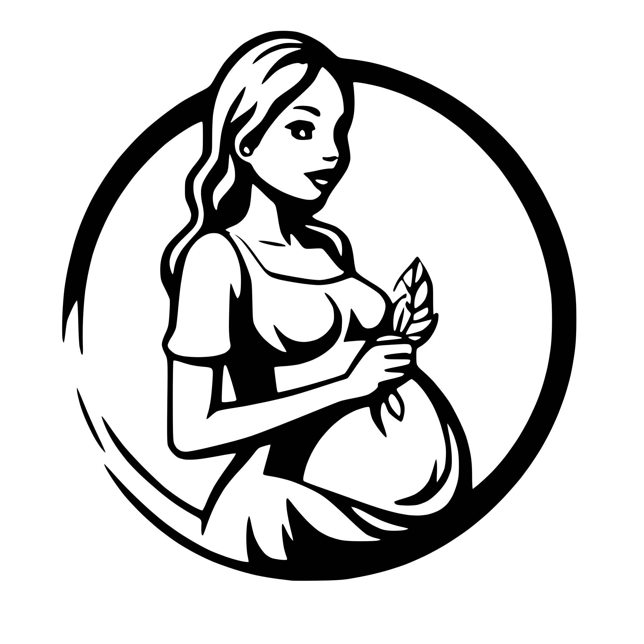AI-generated SVG of 'pregnant woman support'