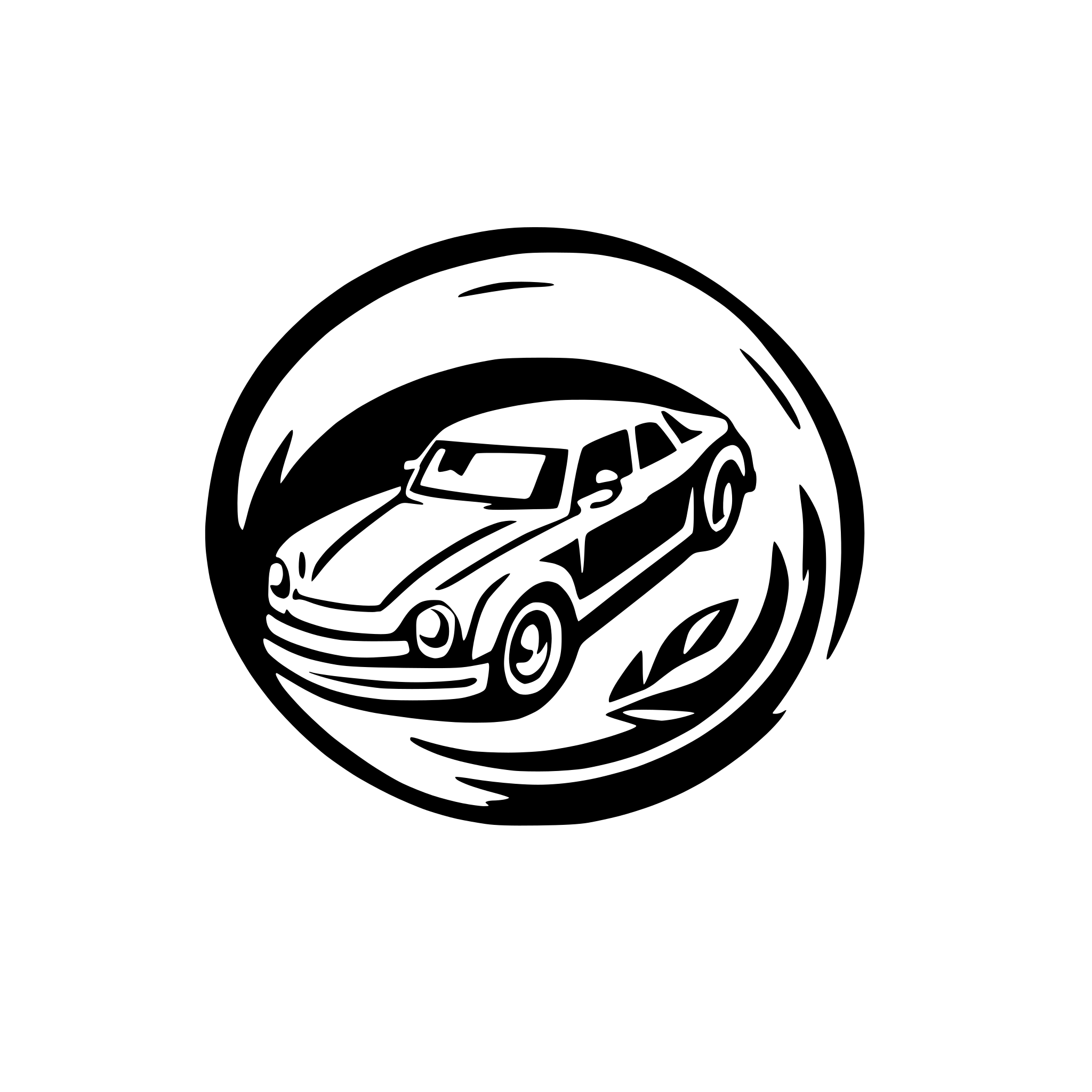 AI-generated SVG of a car