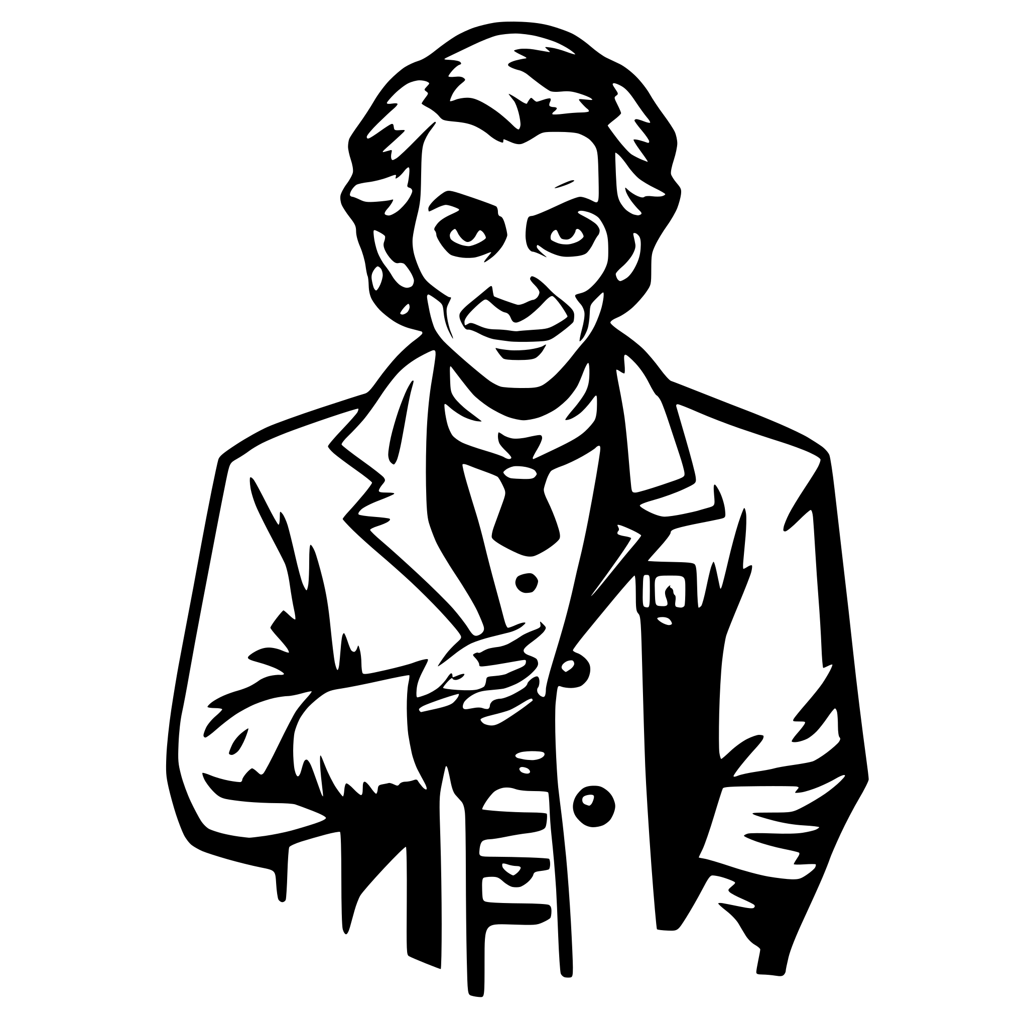 AI-generated SVG of a evil doctor
