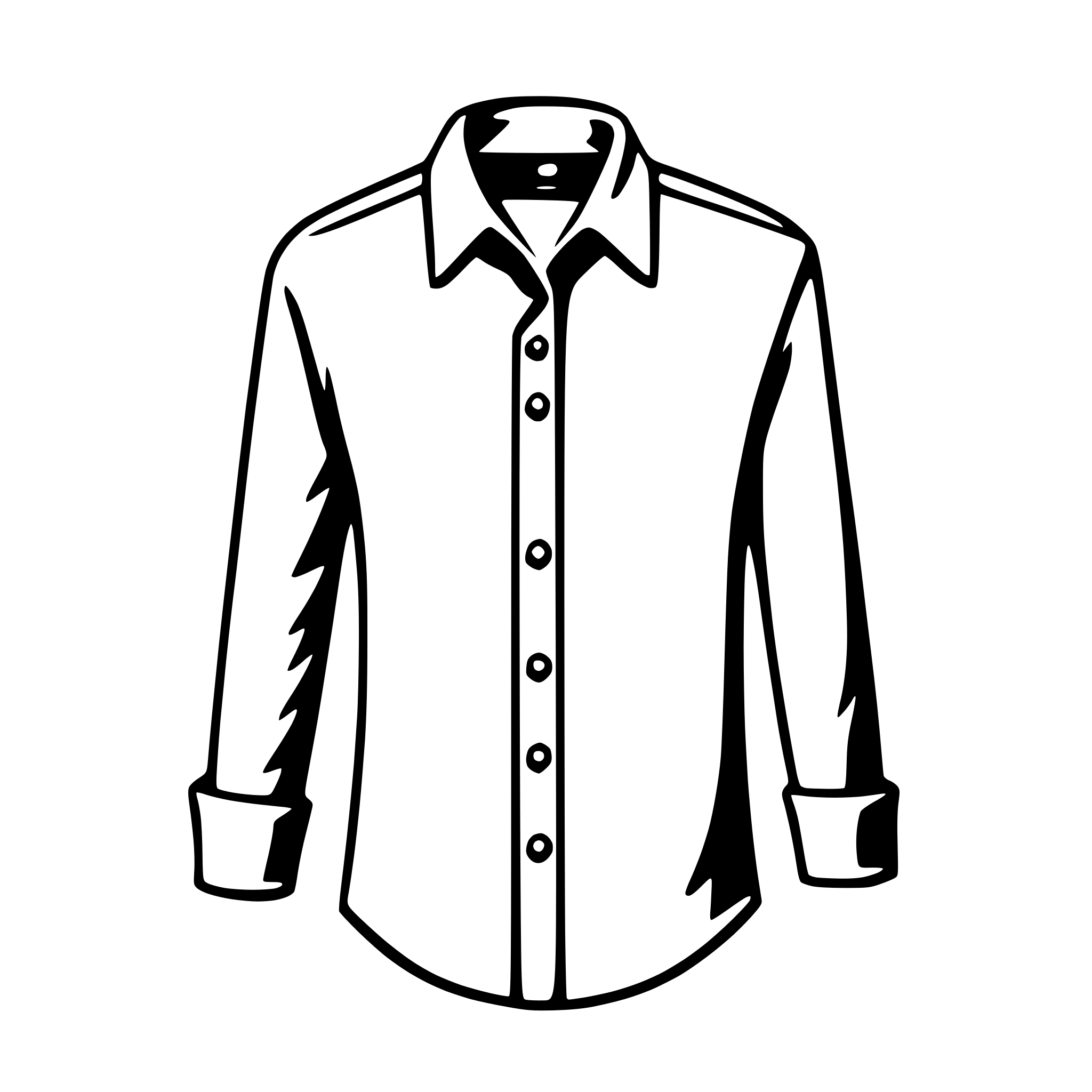 AI-generated SVG of 'shirt'