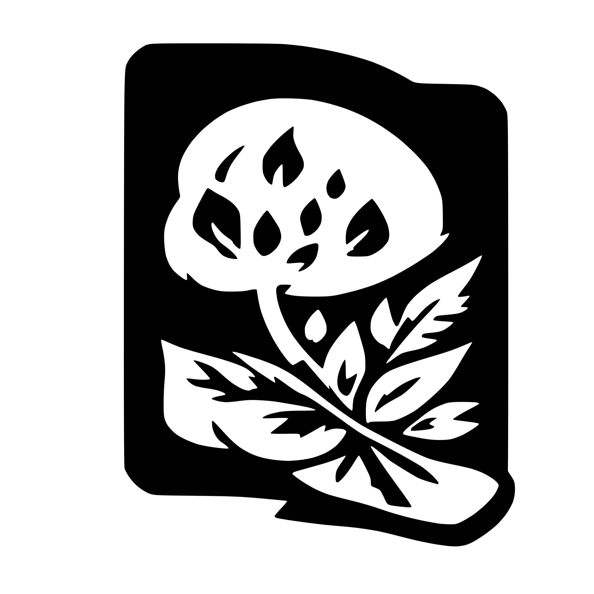 AI-generated SVG of a stencil