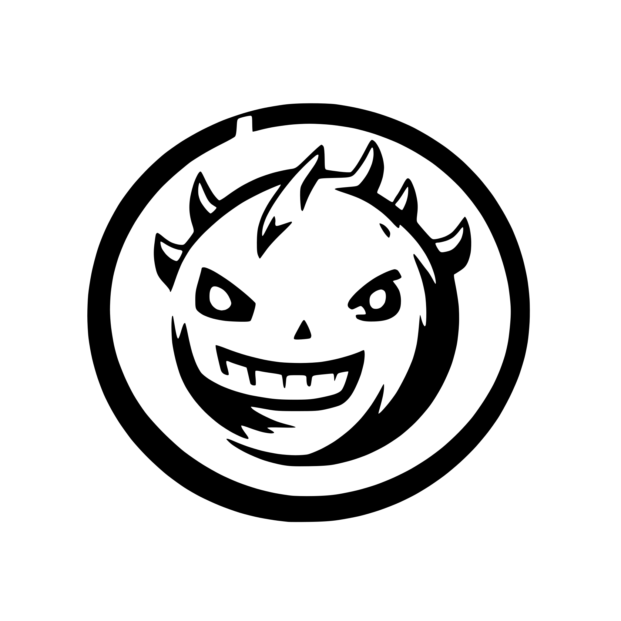AI-generated SVG of a monster