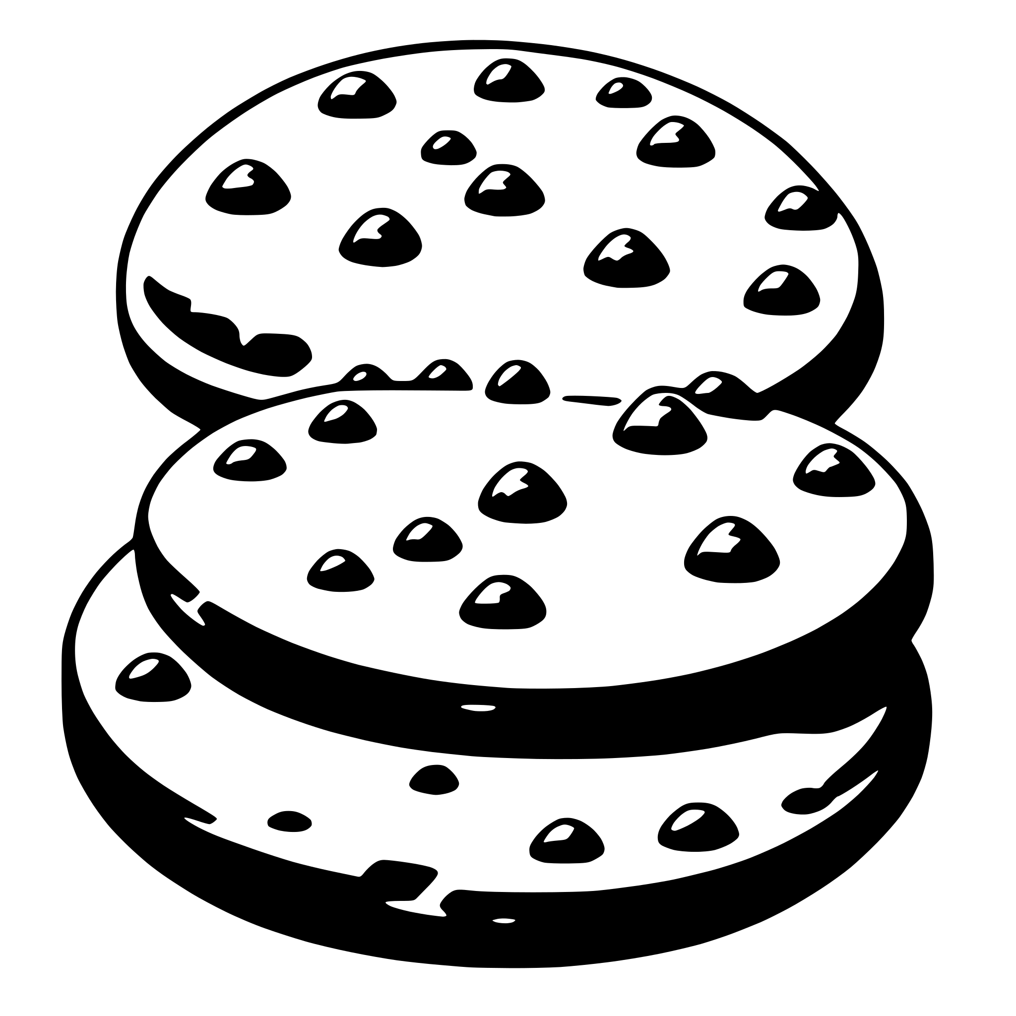 AI-generated SVG of a cookie