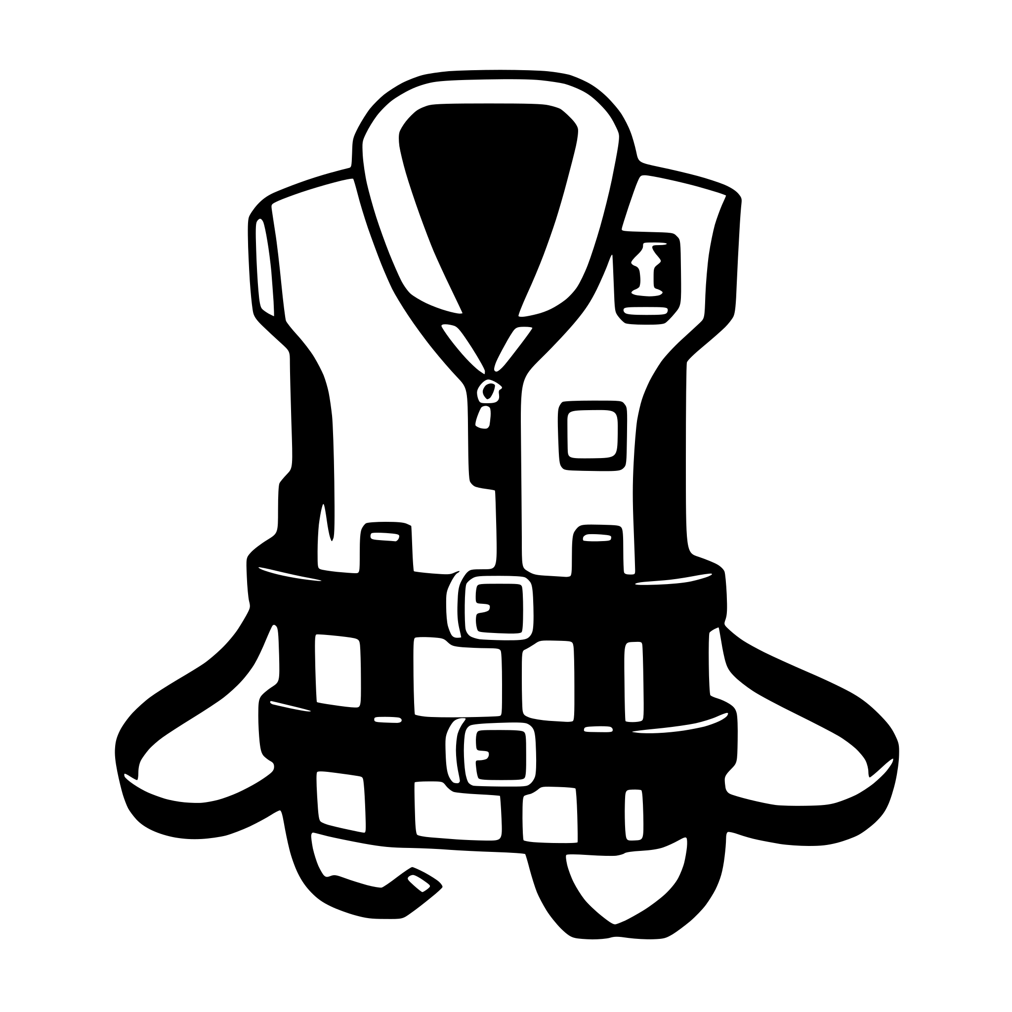 AI-generated SVG of 'lifejacket'