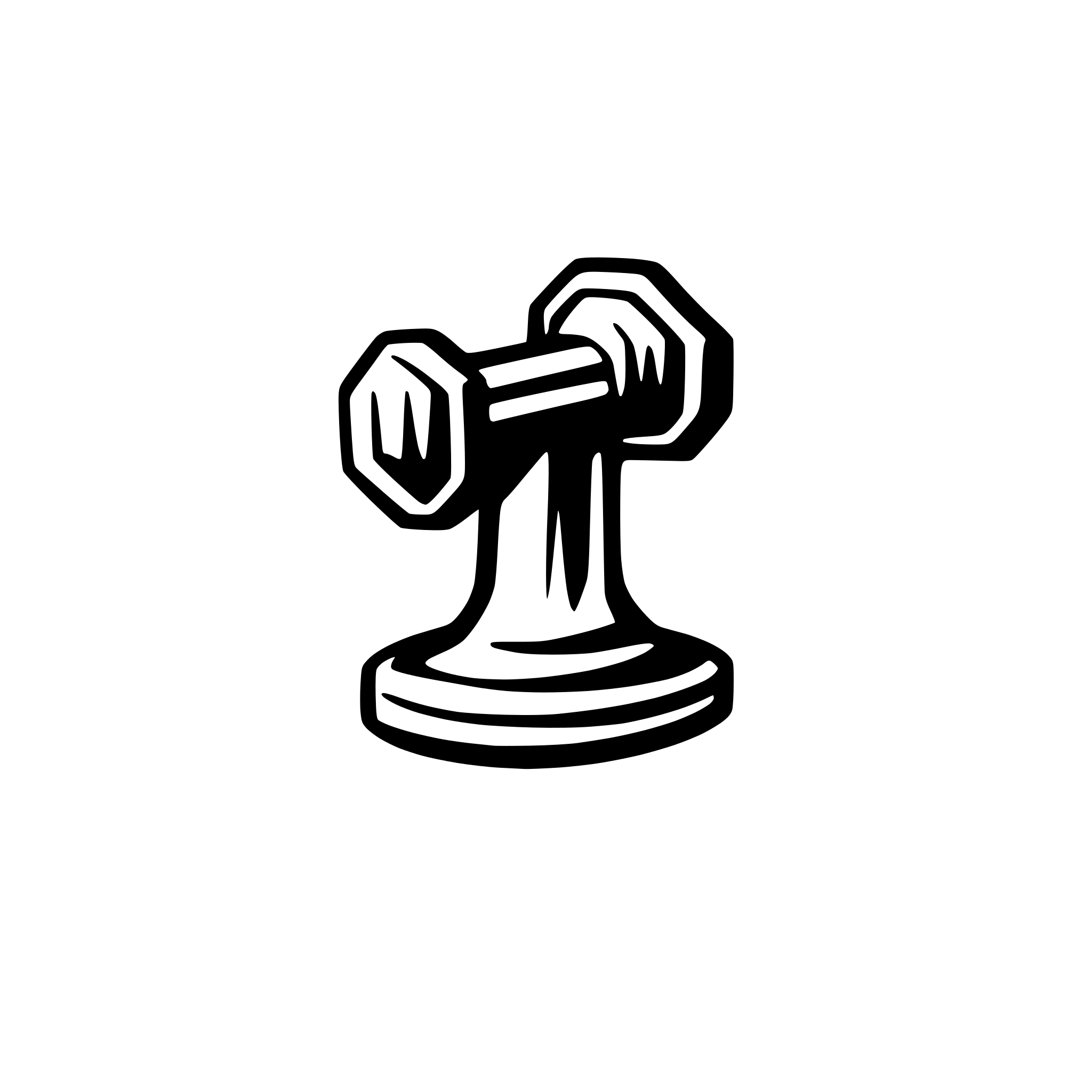 AI-generated SVG of a dumbbell