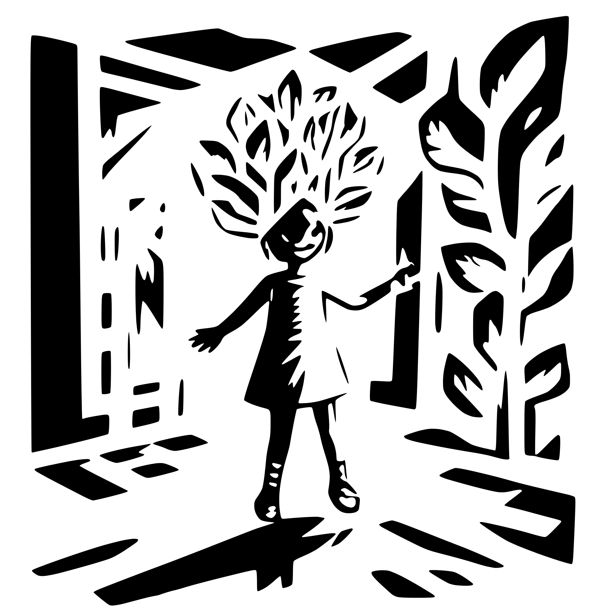 AI-generated SVG of a stencil where inner elements are connected to the outside for spraypaint