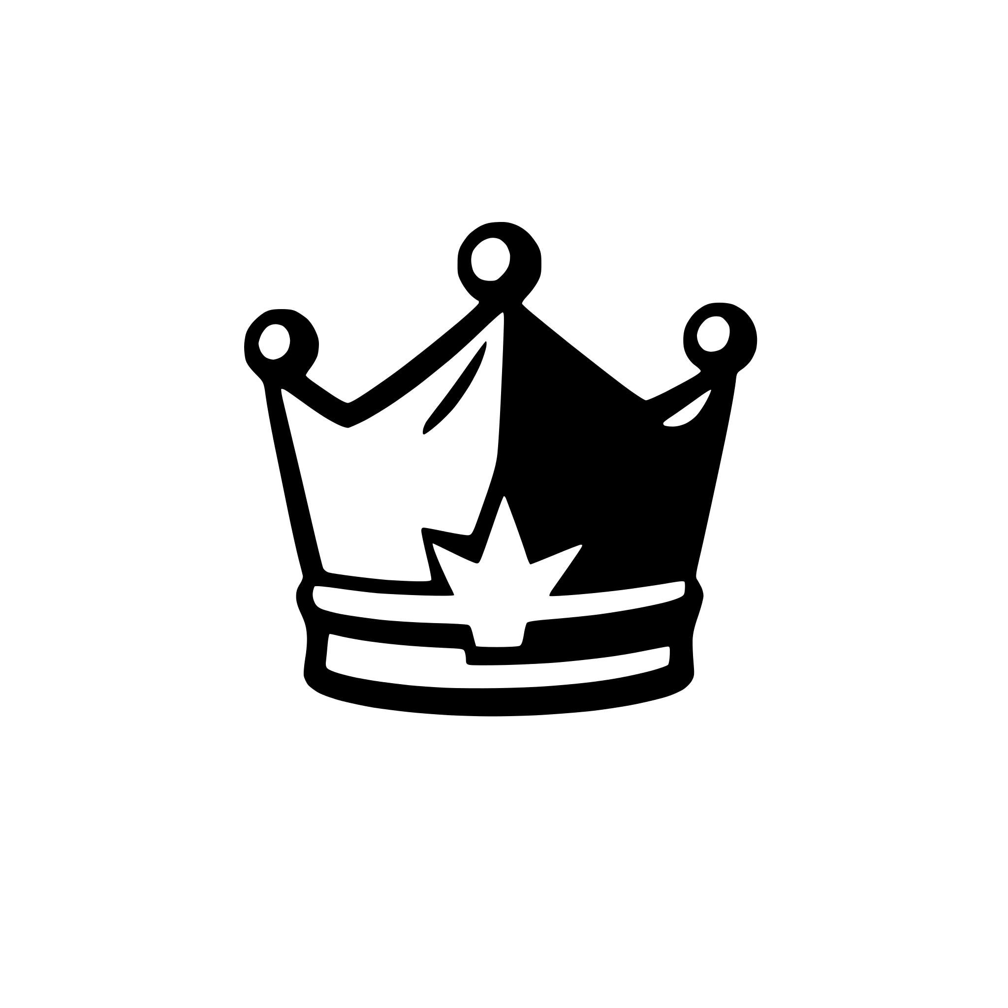 AI-generated SVG of a crown with jewels