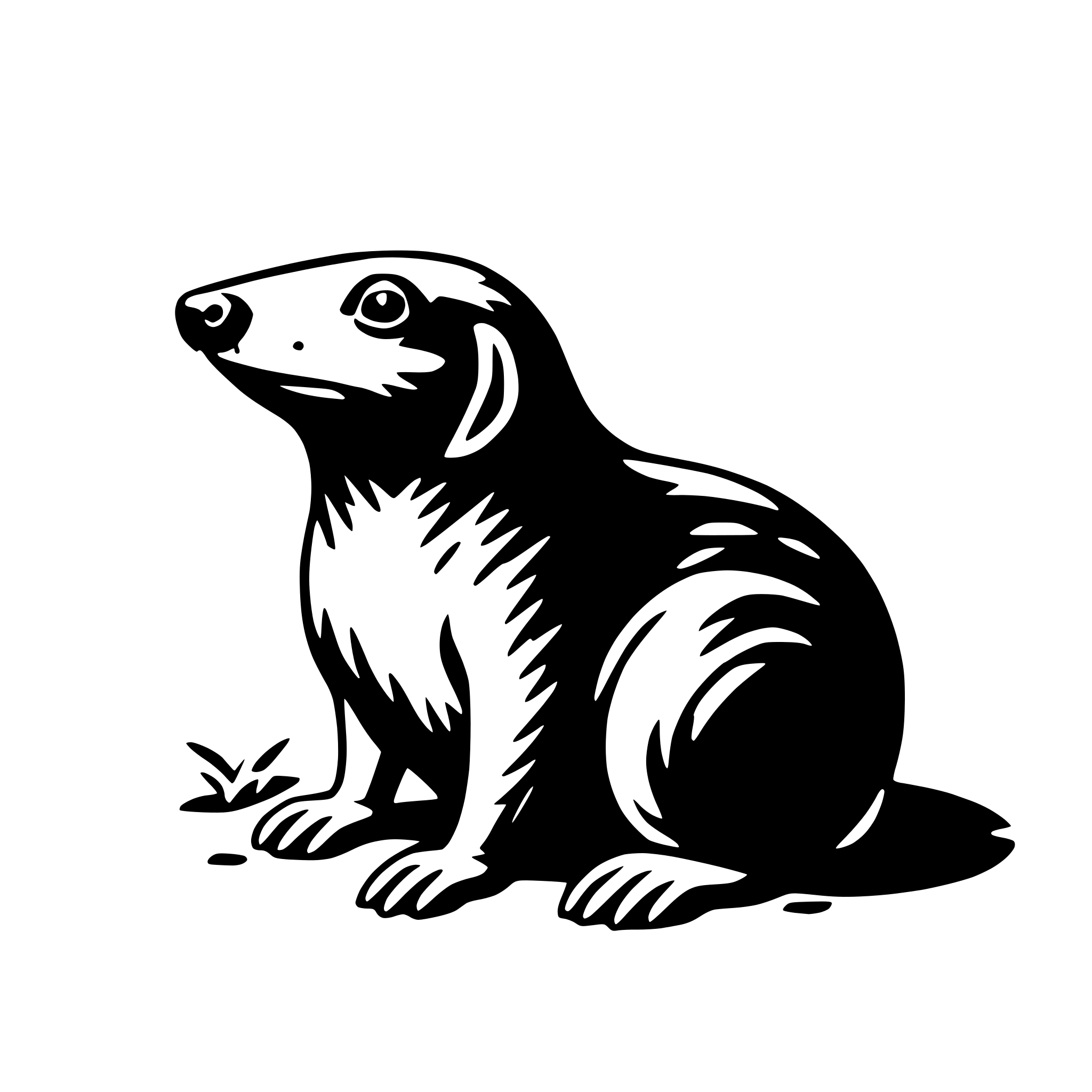 AI-generated SVG of 'mole'