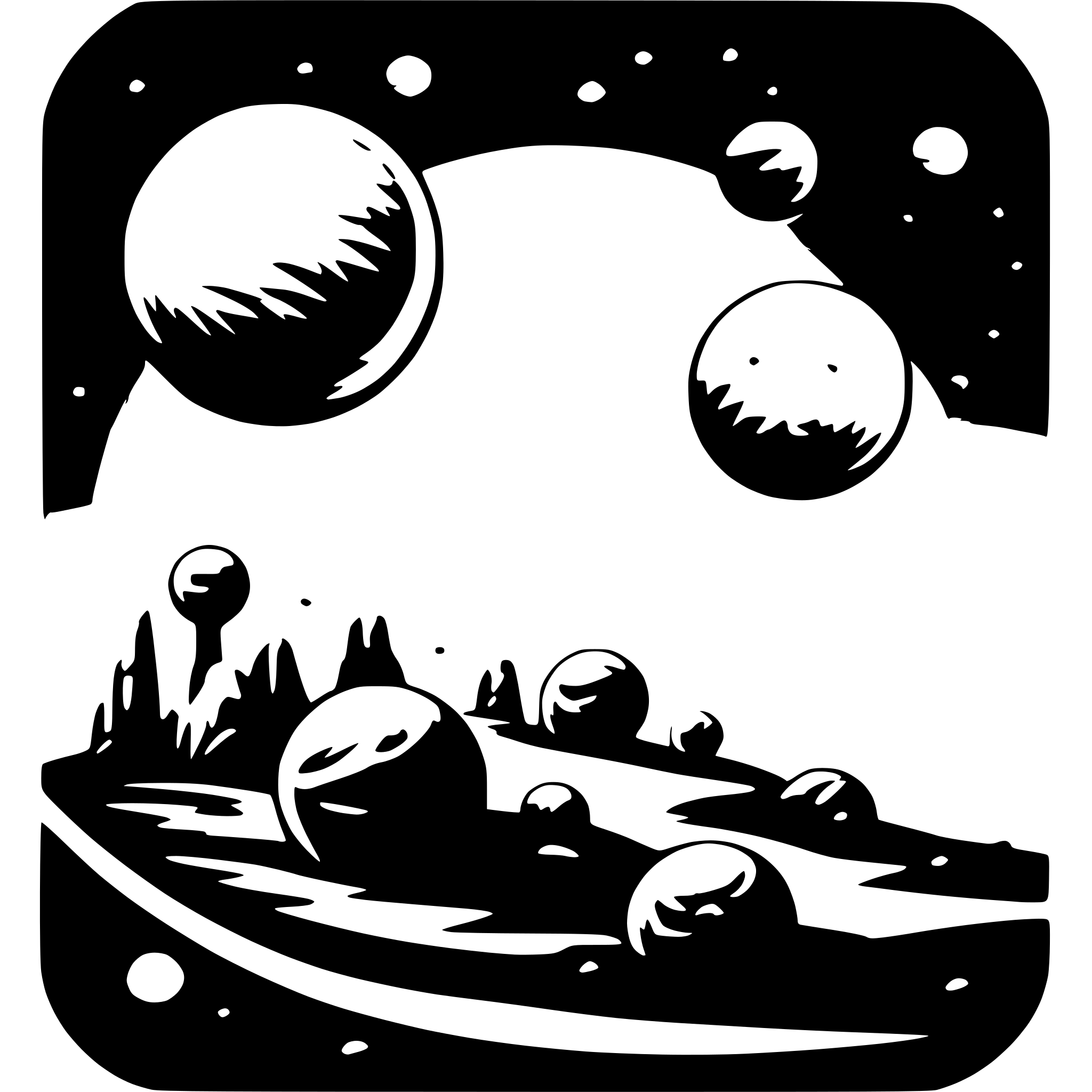 AI-generated SVG of 'Vibe Planets'