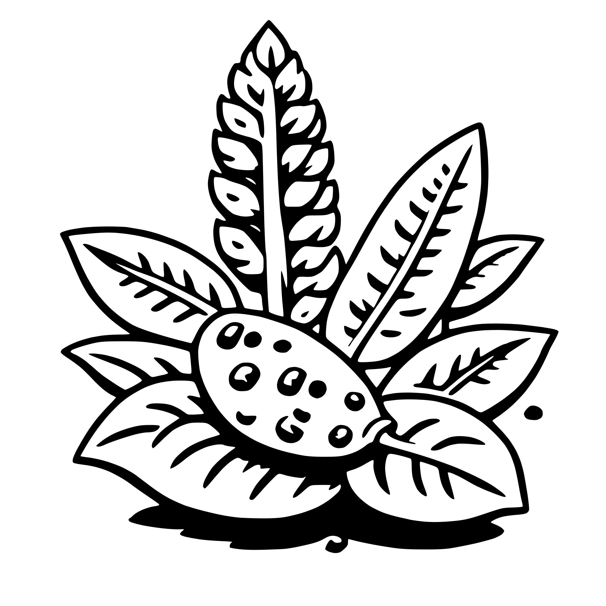 AI-generated SVG of a quinoa