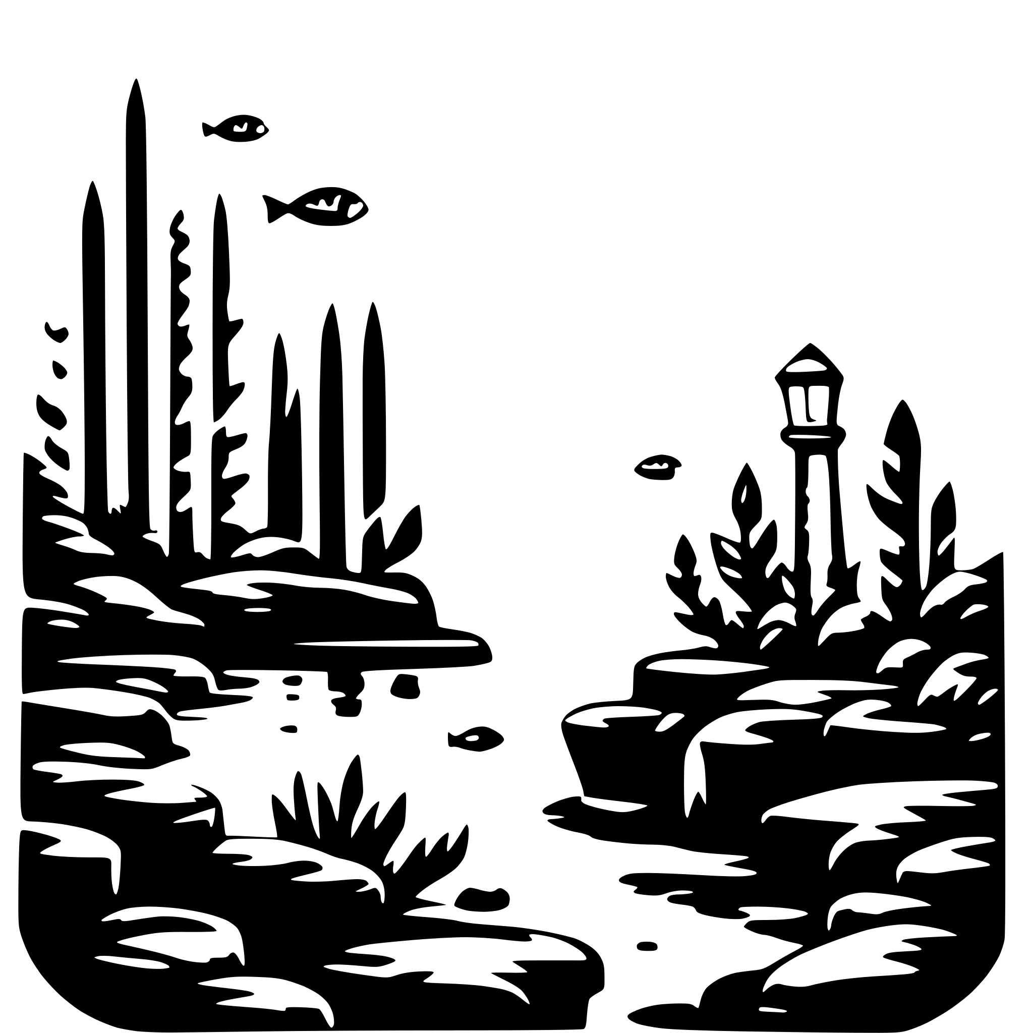 AI-generated SVG of a underwater scene