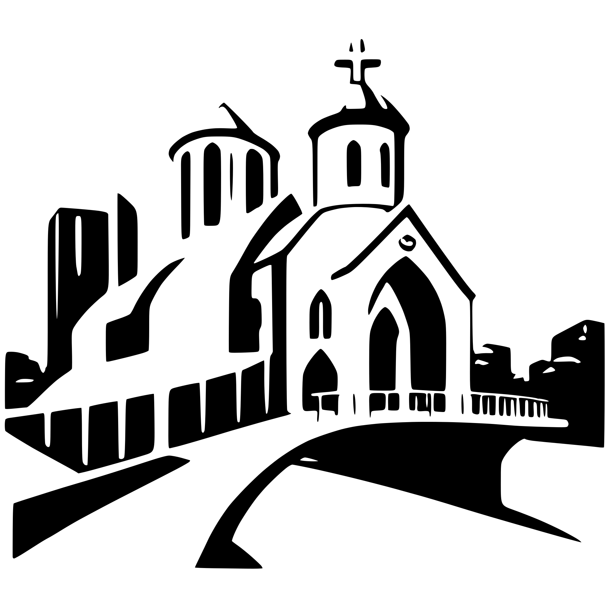 AI-generated SVG of 'Ministry Bridge church'