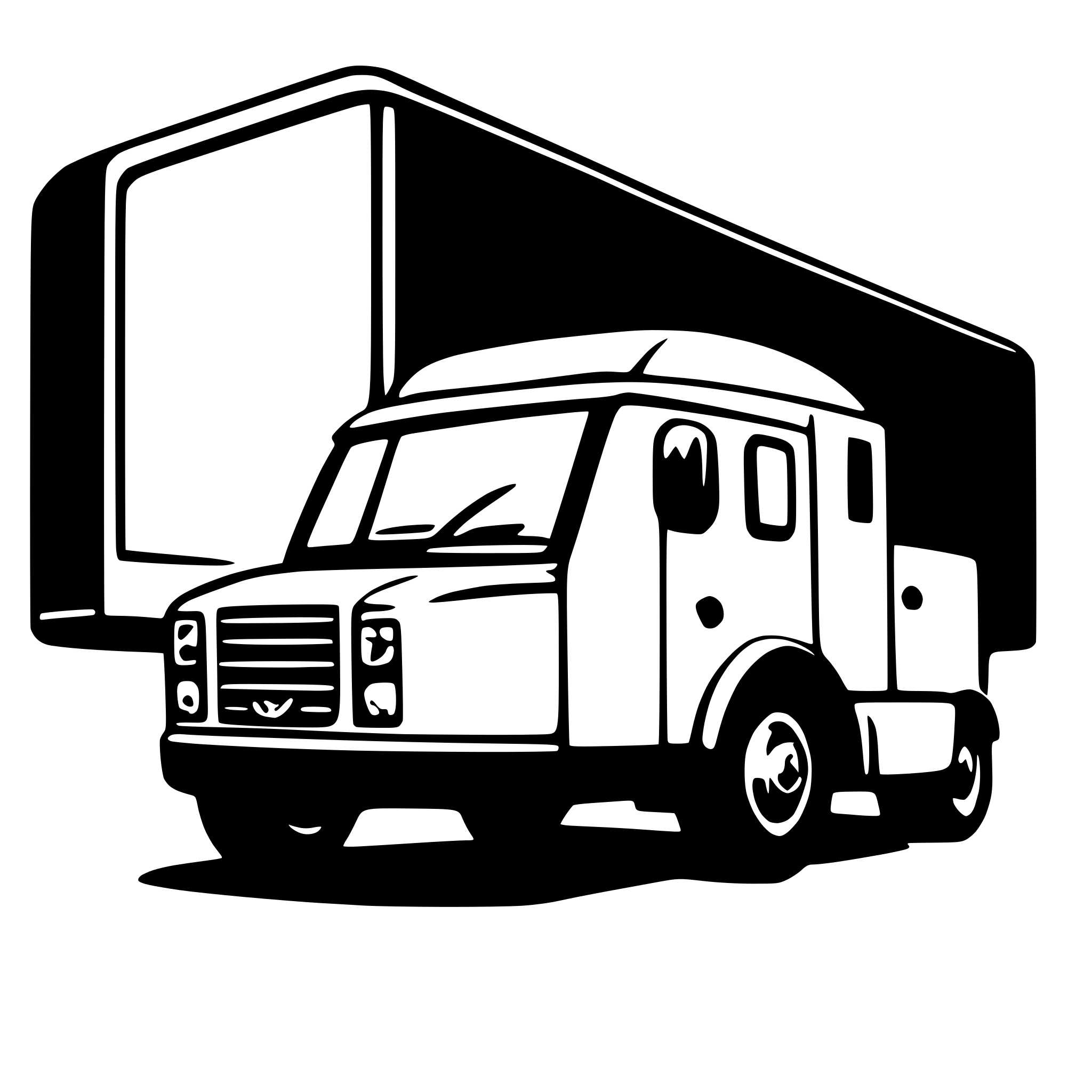 AI-generated SVG of 'security vehicle HGV'