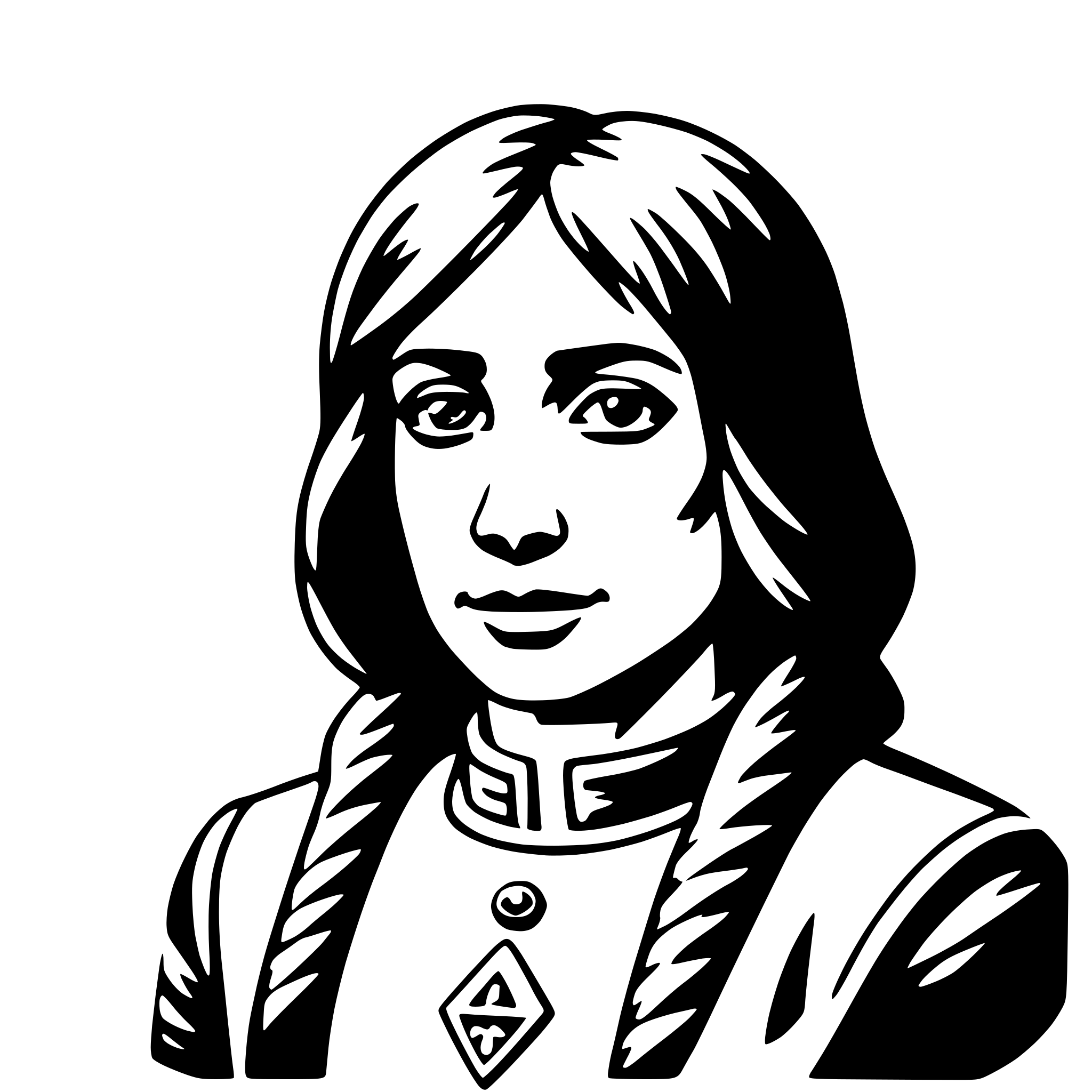 AI-generated SVG of a ix chel
