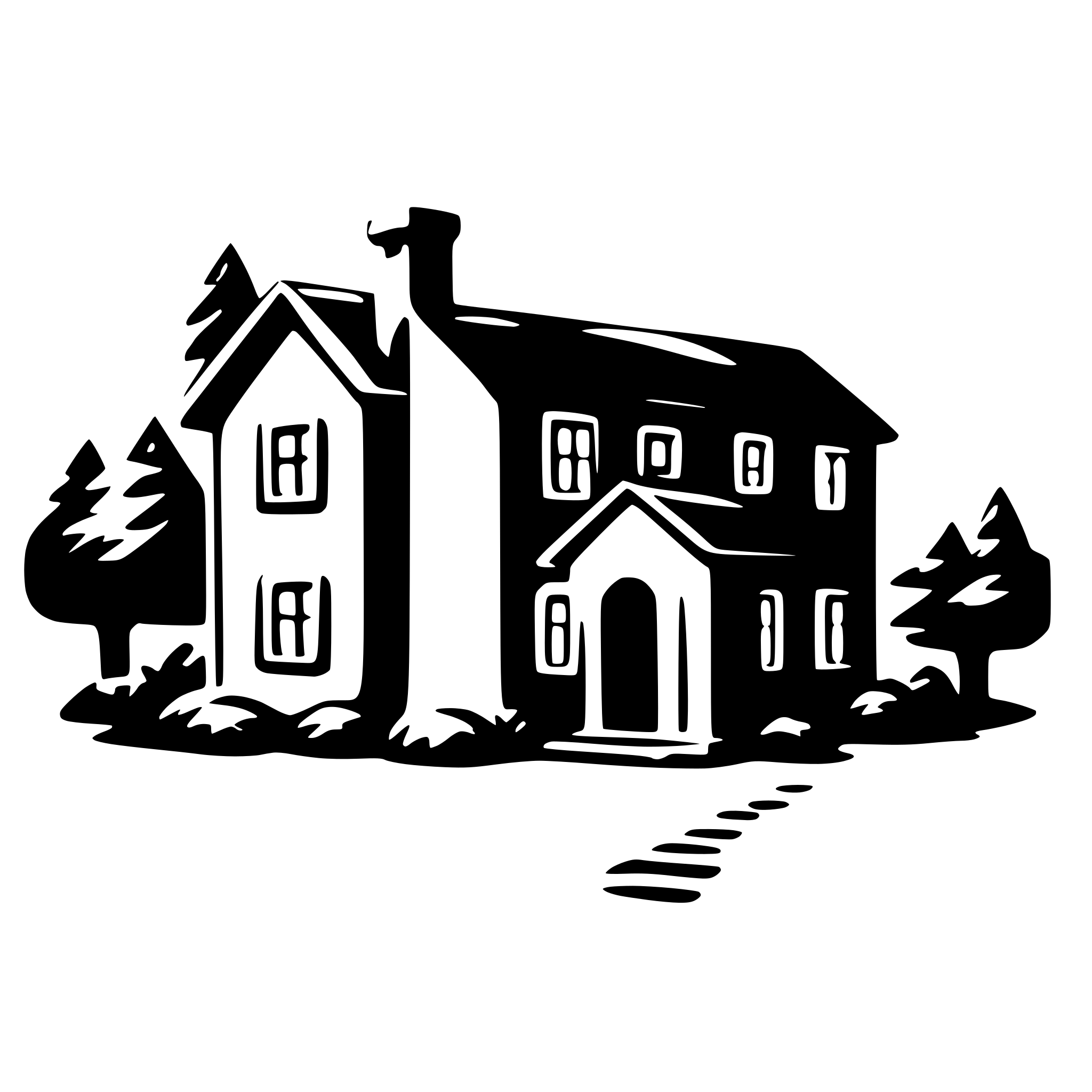 AI-generated SVG of a Home