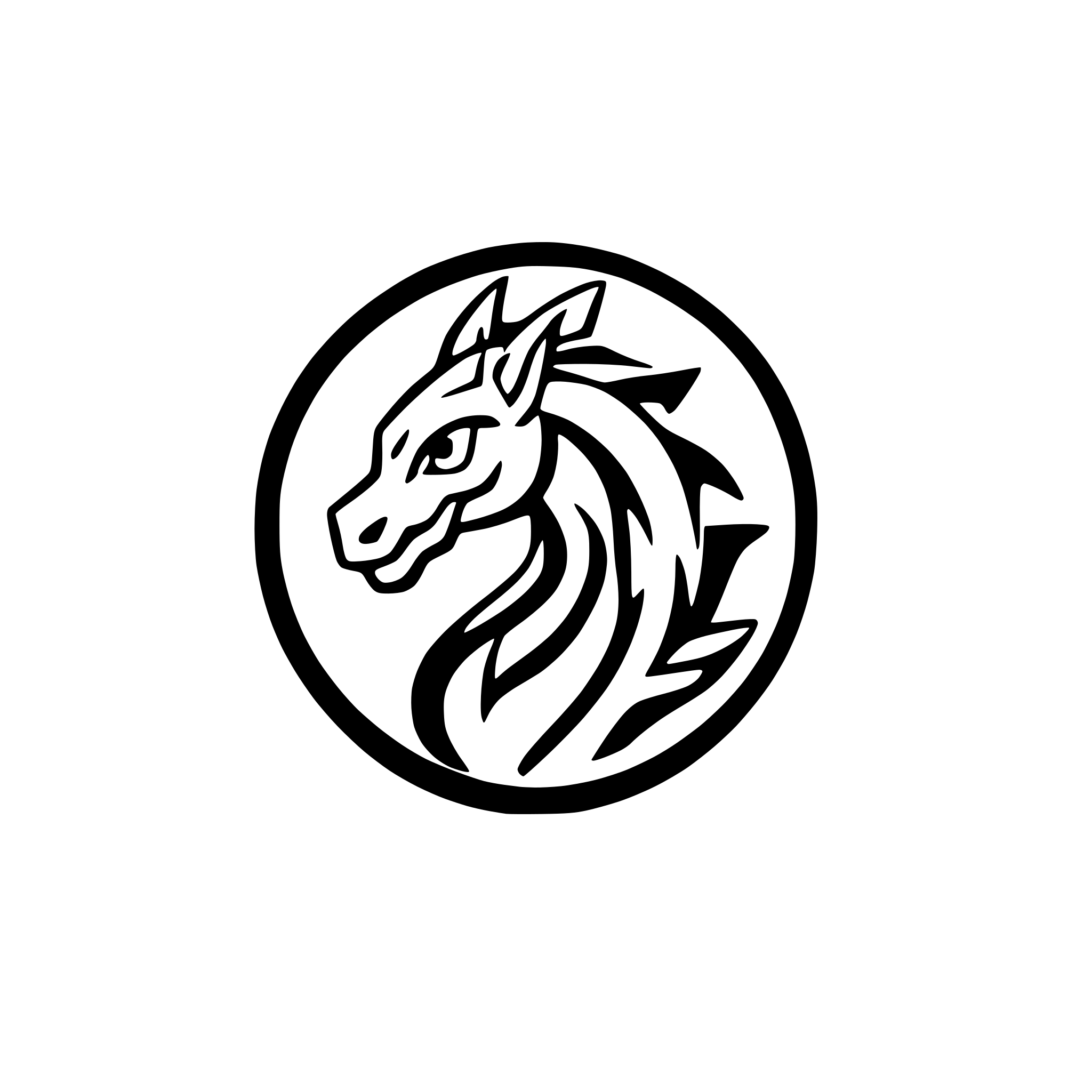 AI-generated SVG of a dragon