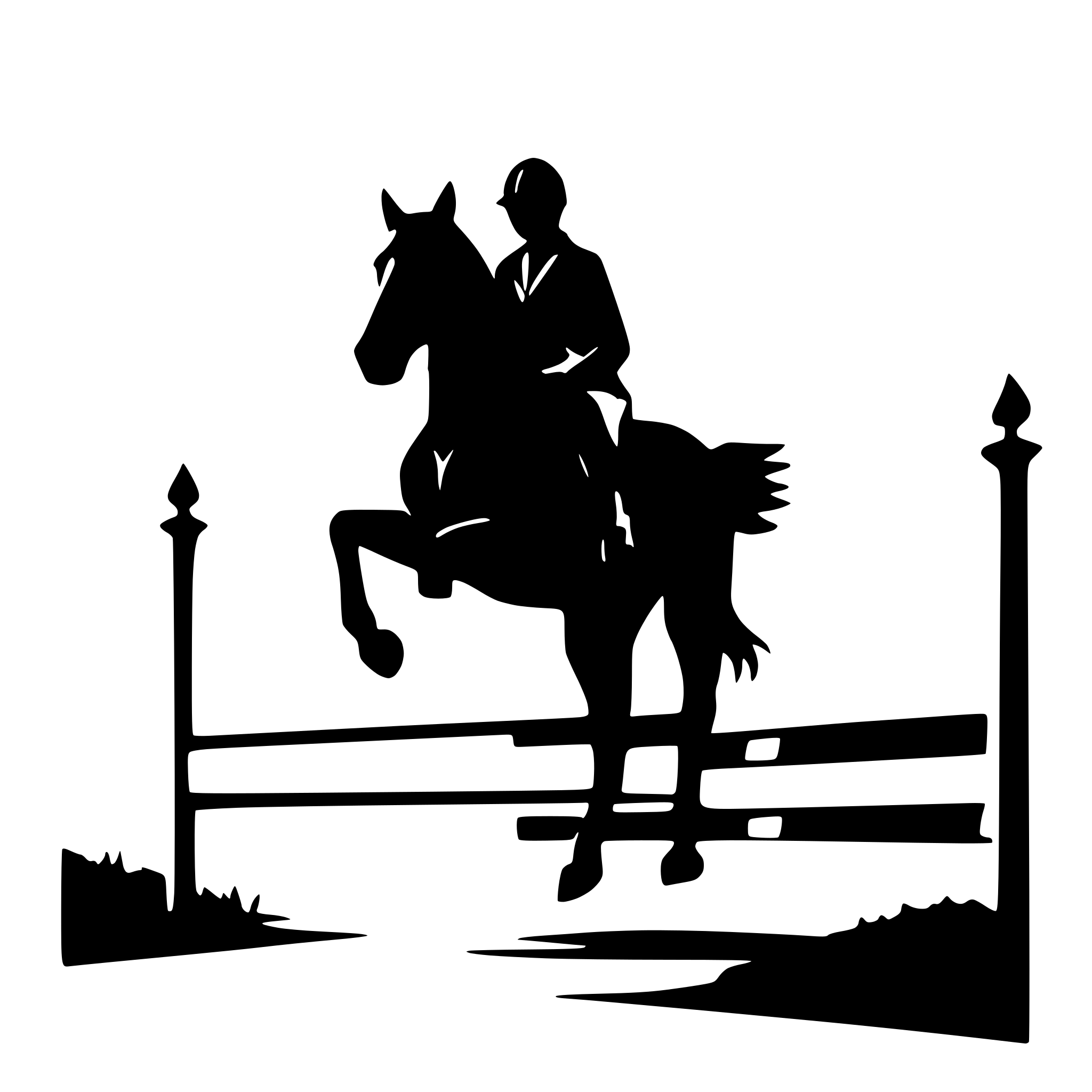 AI-generated SVG of a create a vector image with not too many details, monocrom.elegant horsejumping