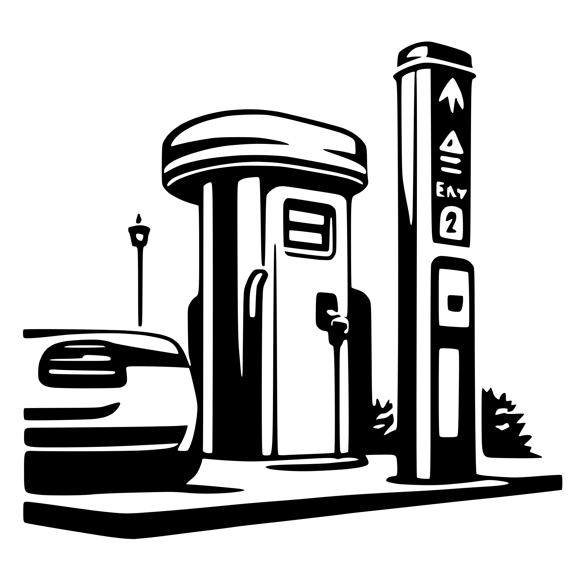 AI-generated SVG of 'an EV charging station'