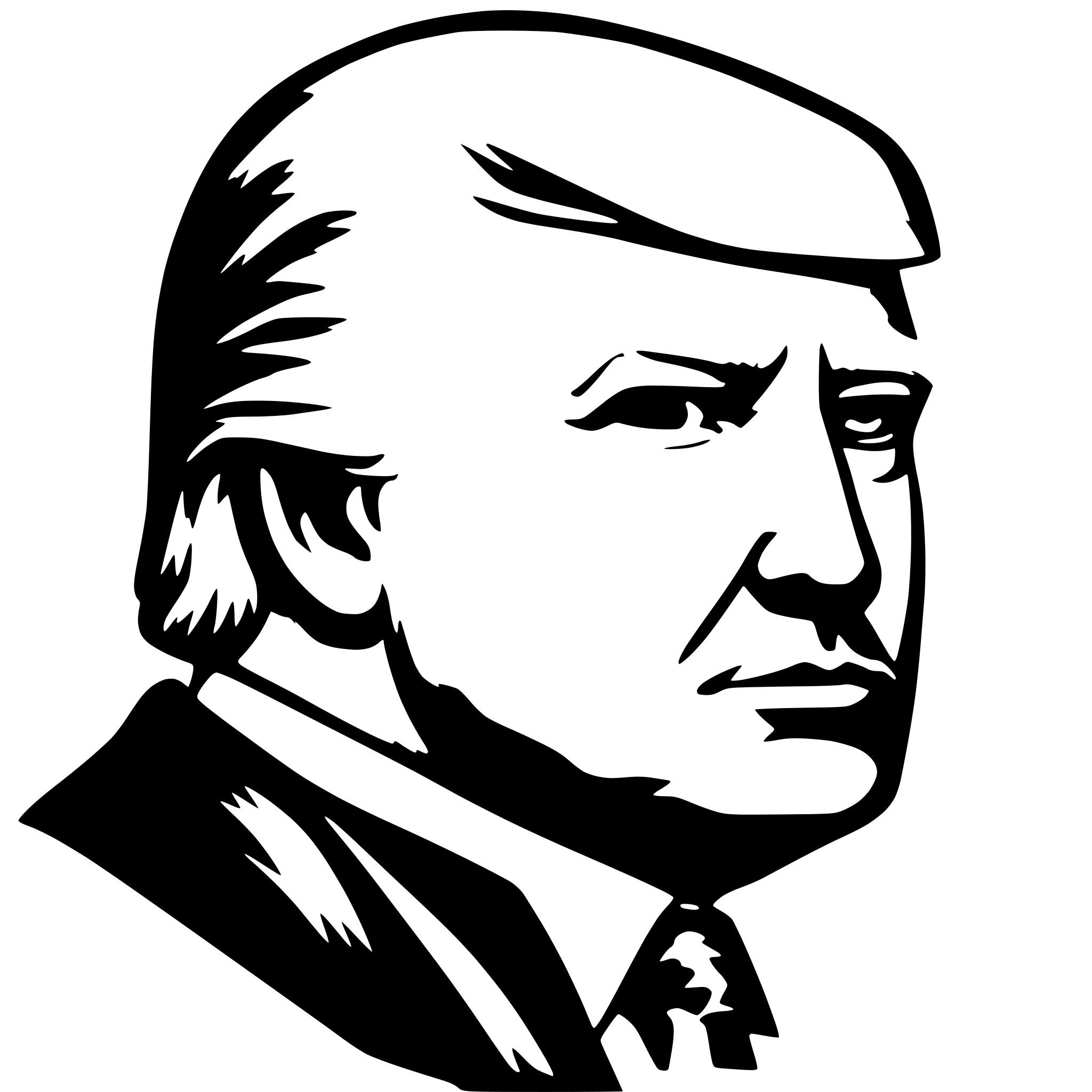 AI-generated SVG of 'trump'