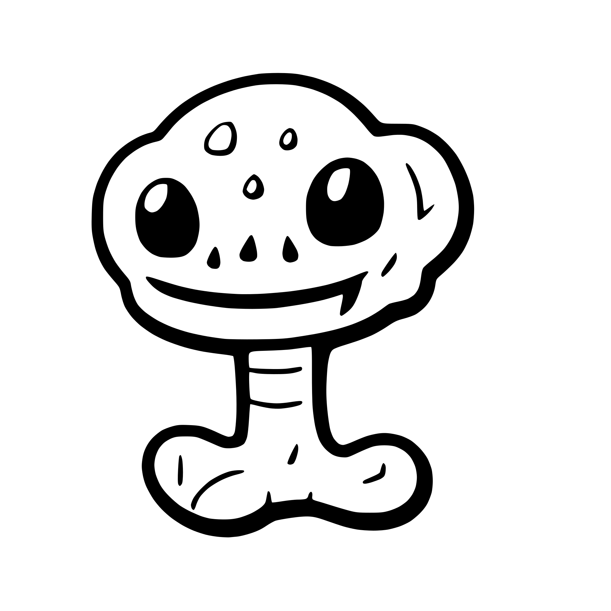 AI-generated SVG of 'cartoon bone'