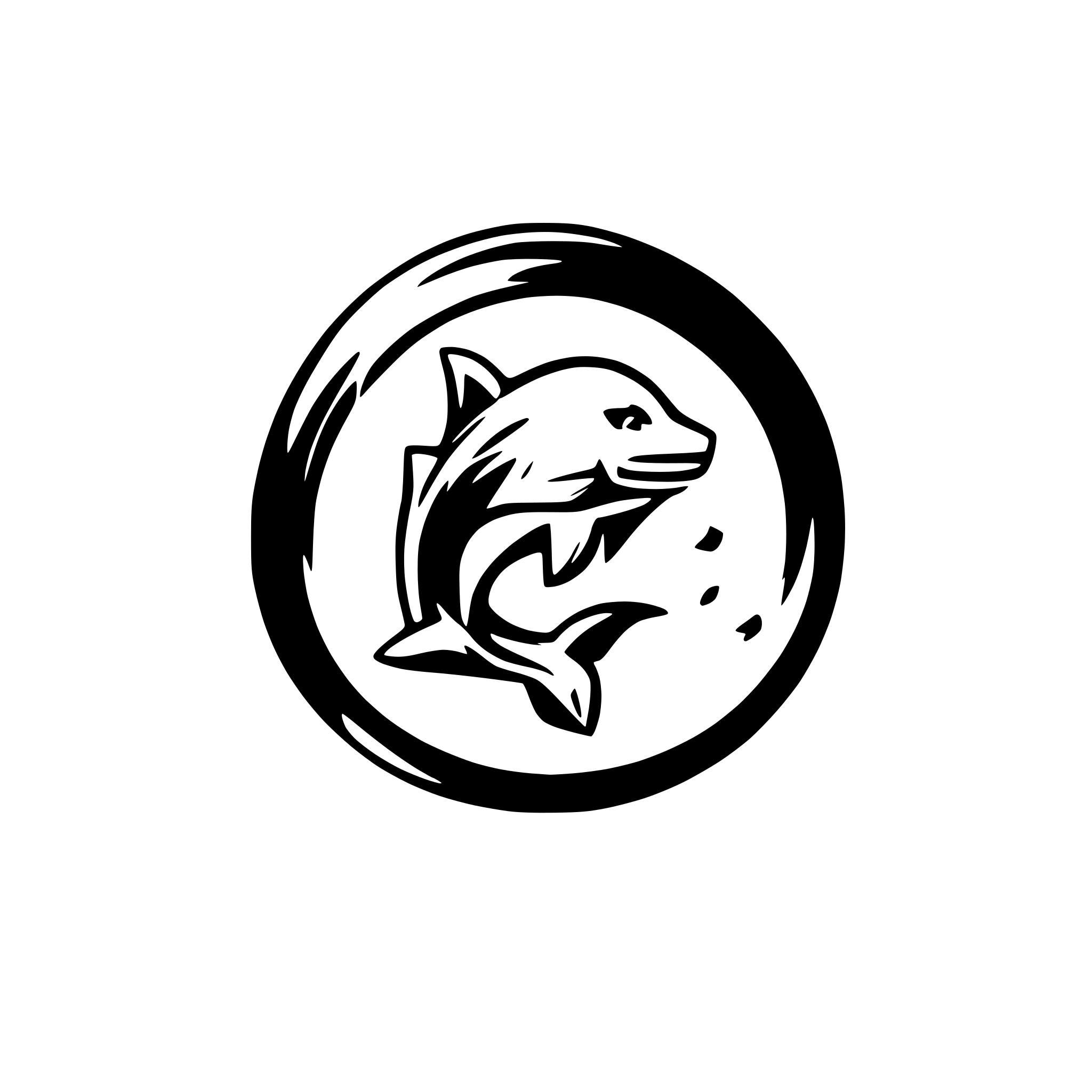 AI-generated SVG of a sea wolf