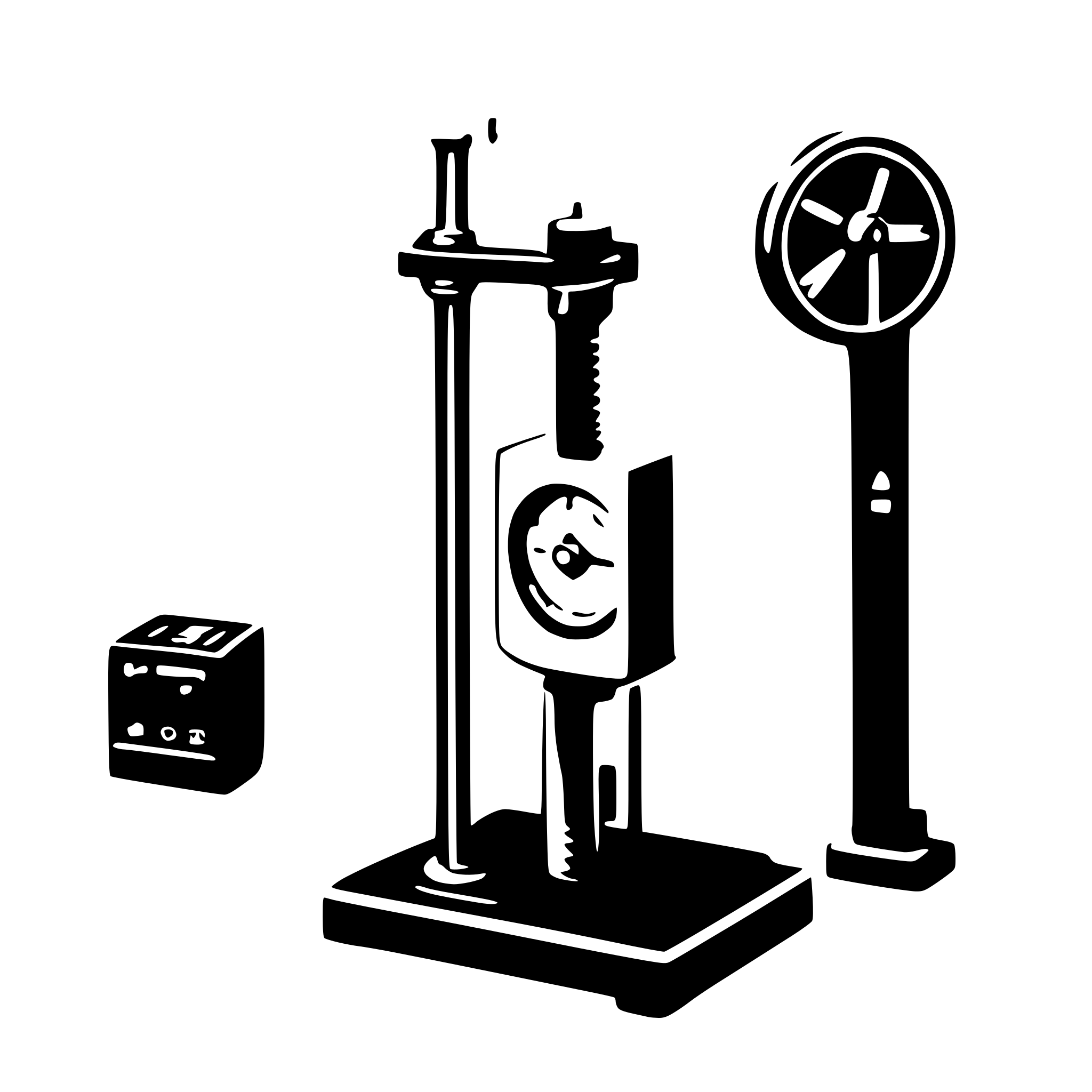 AI-generated SVG of 'tensile strength test machine'