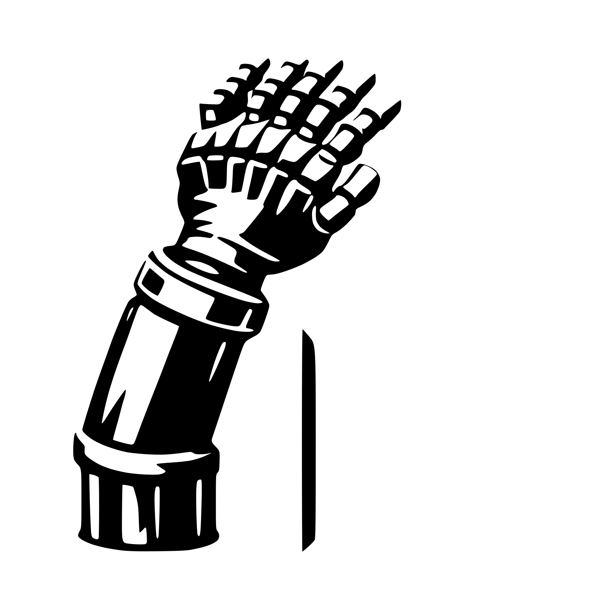 AI-generated SVG of a robot arm