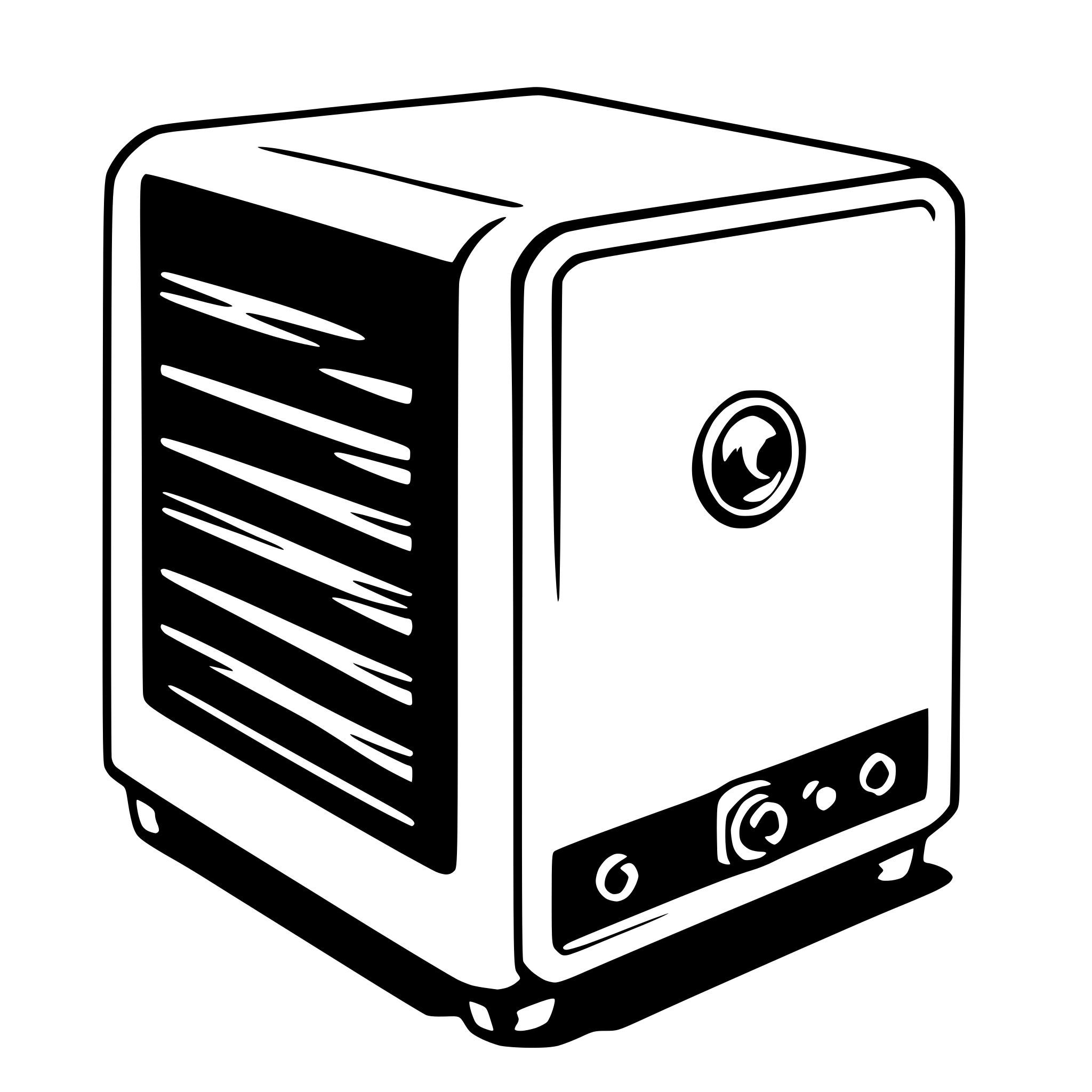 AI-generated SVG of 'computer box'
