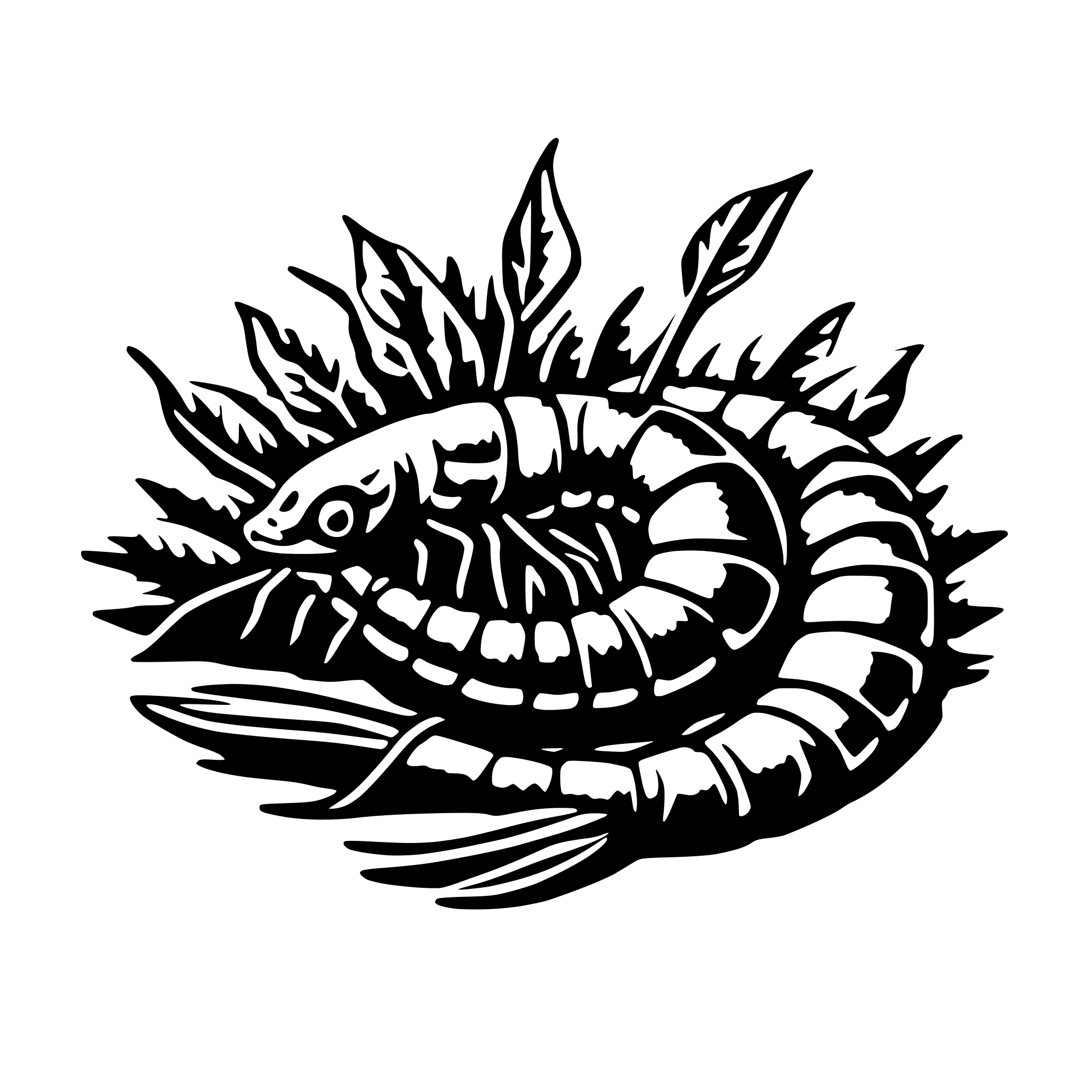 AI-generated SVG of 'Red cherry shrimp'