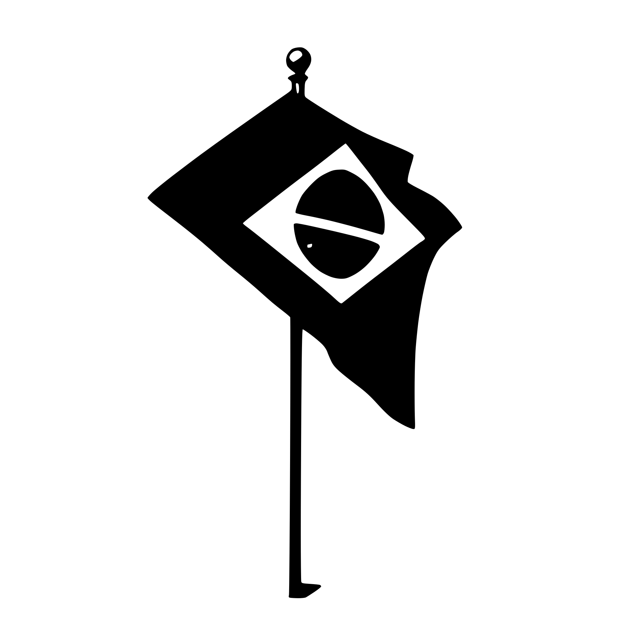 AI-generated SVG of a brazil flag