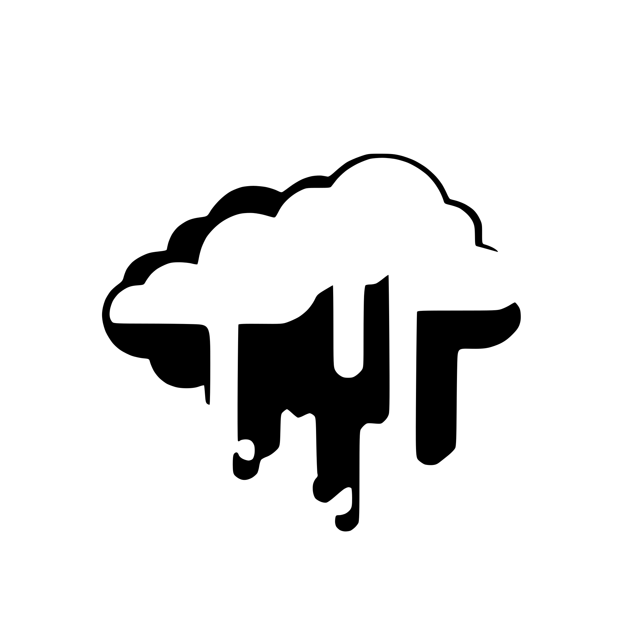 AI-generated SVG of 'minimal white cloud icon clean'