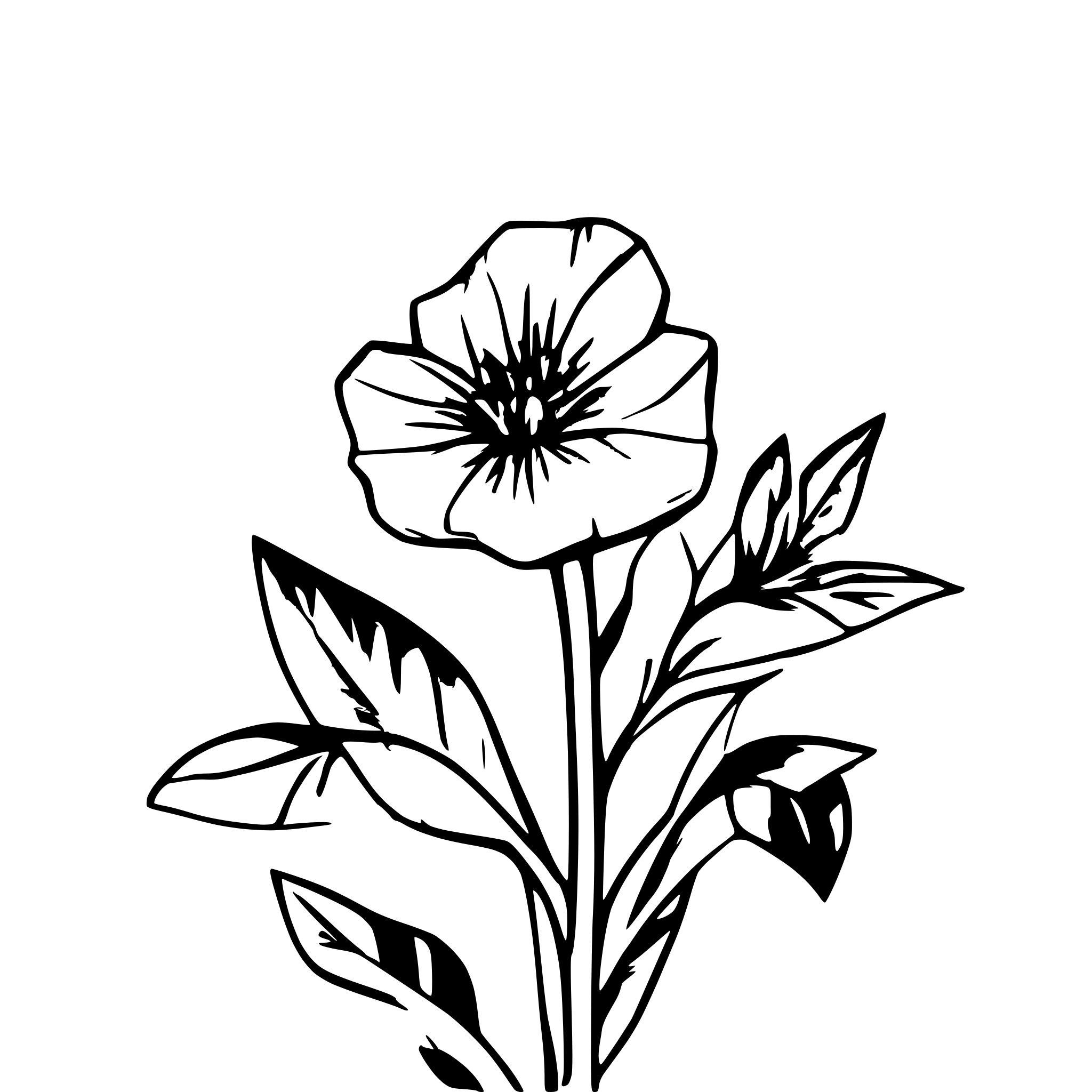 AI-generated SVG of 'wildflower'