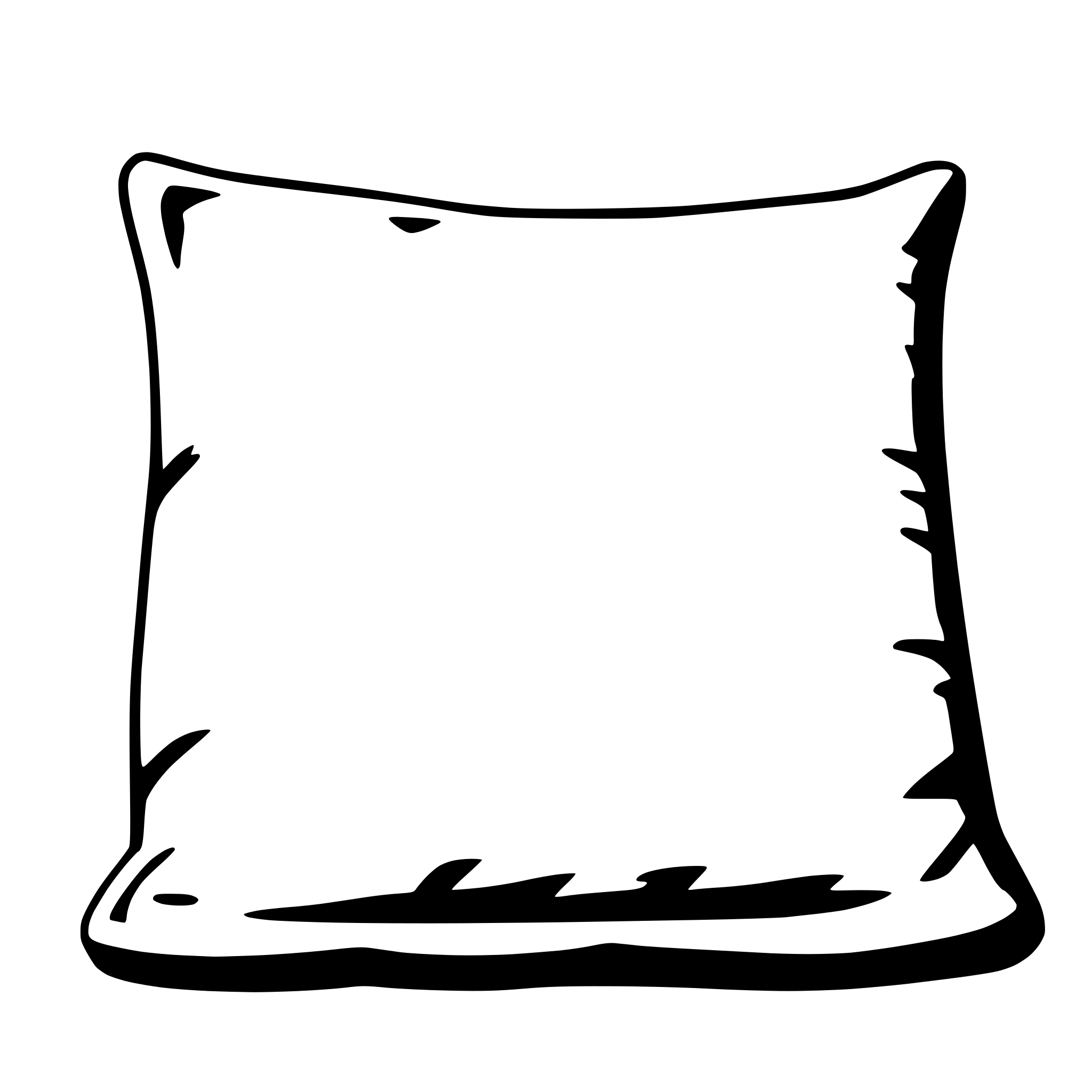 AI-generated SVG of a pillow