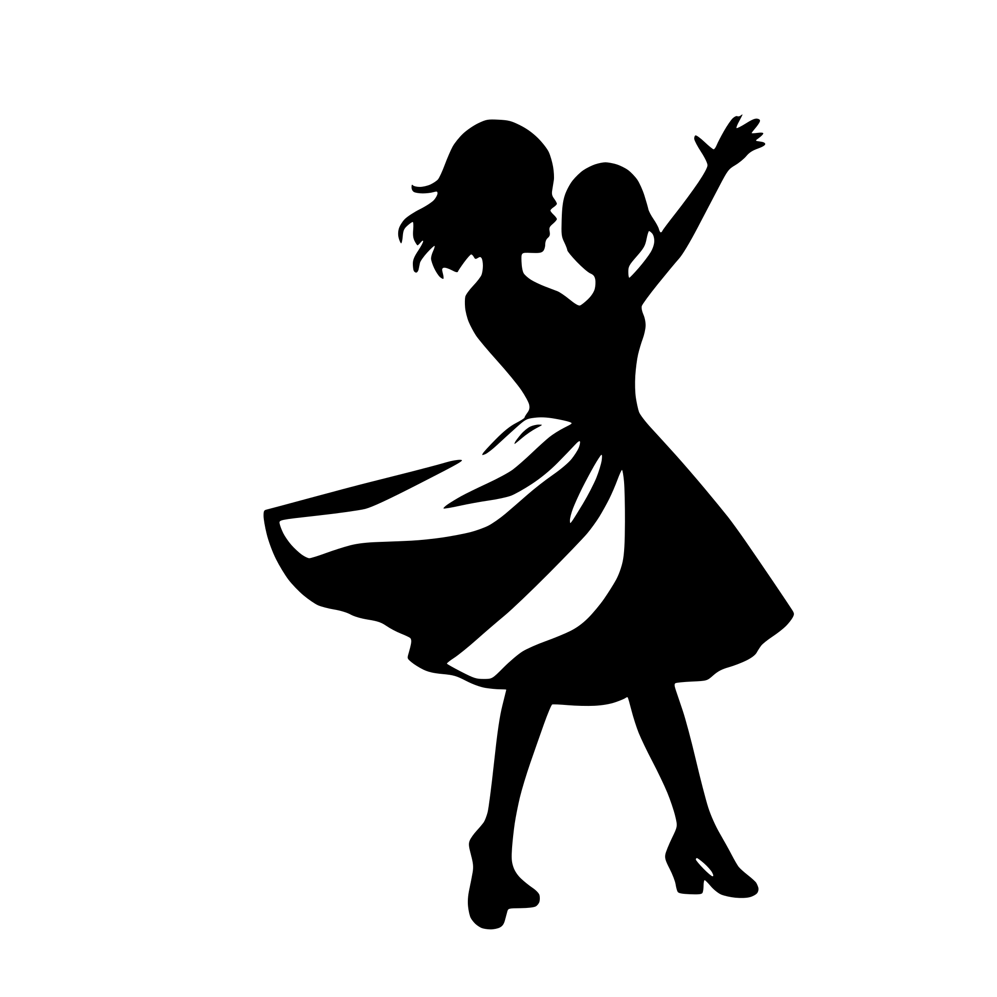 AI-generated SVG of 'dancing in love'