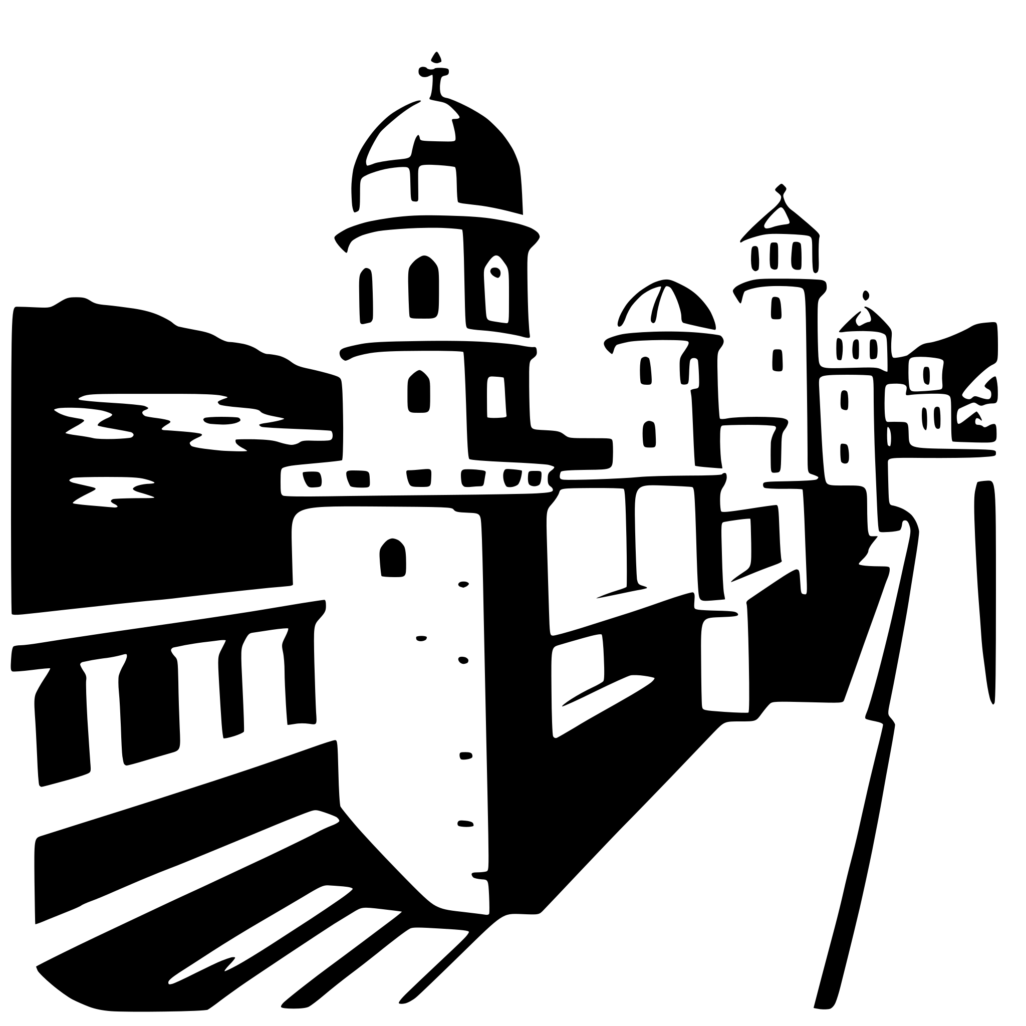 AI-generated SVG of 'dubrovnik walls'