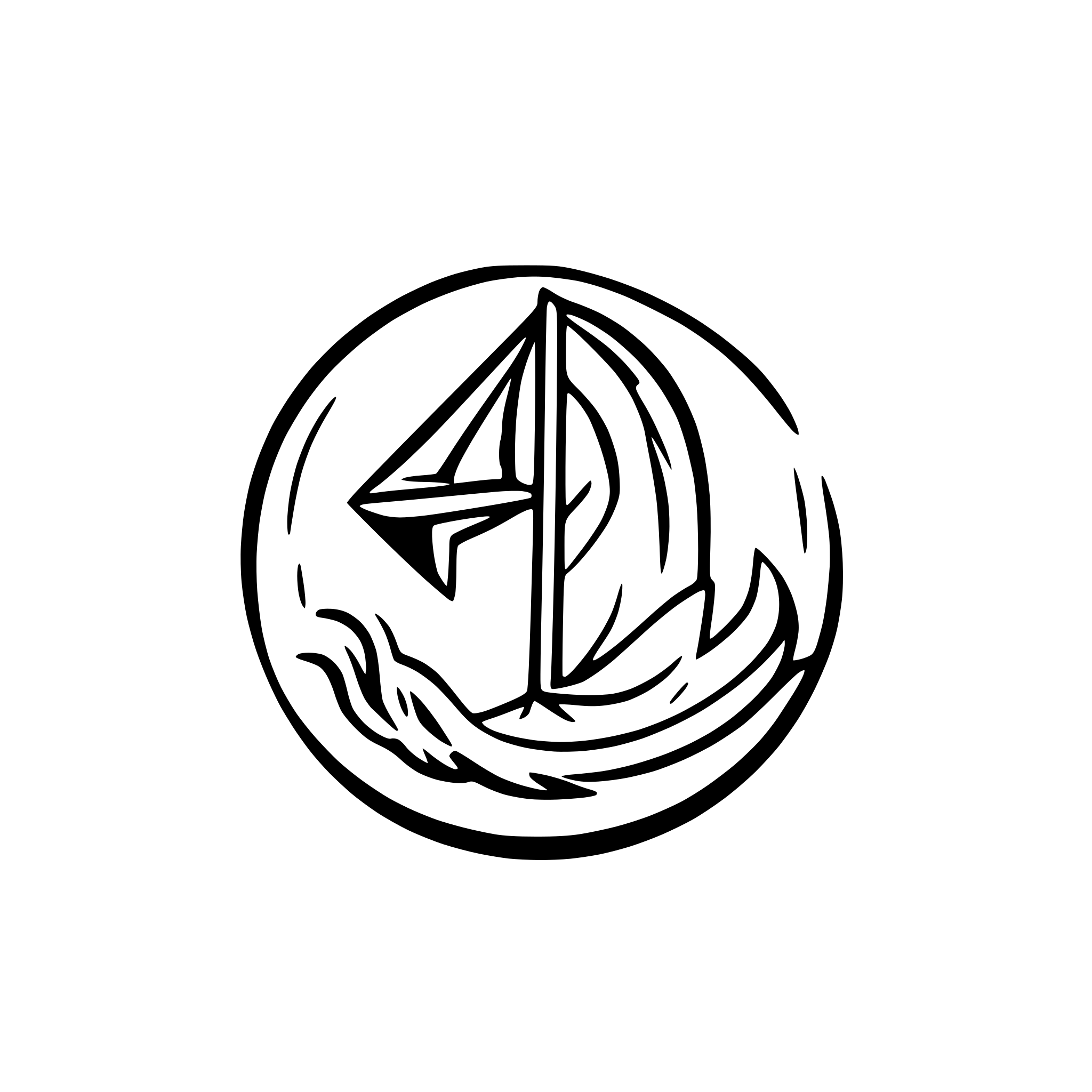 AI-generated SVG of a clean wave with a kite