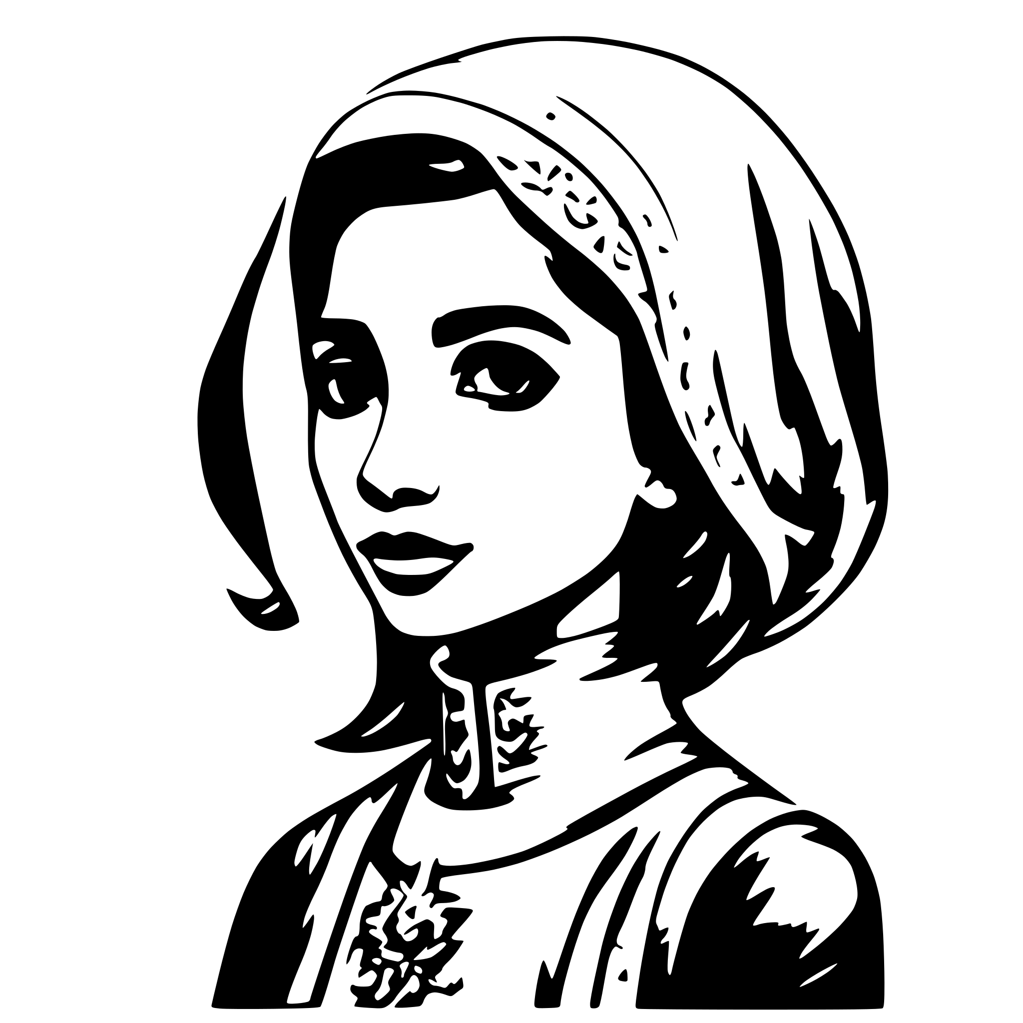 AI-generated SVG of 'PUTRI'
