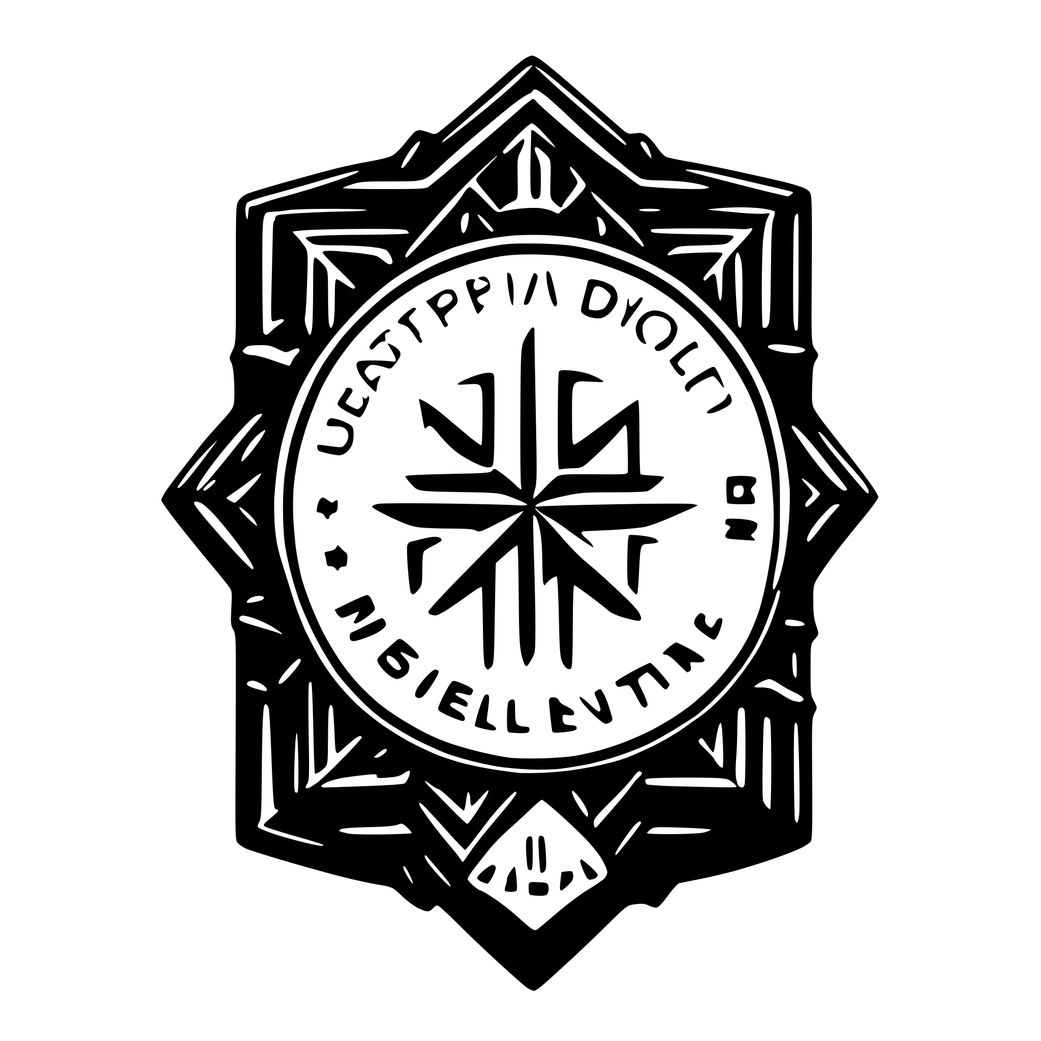 AI-generated SVG of a CIA CNN Badge