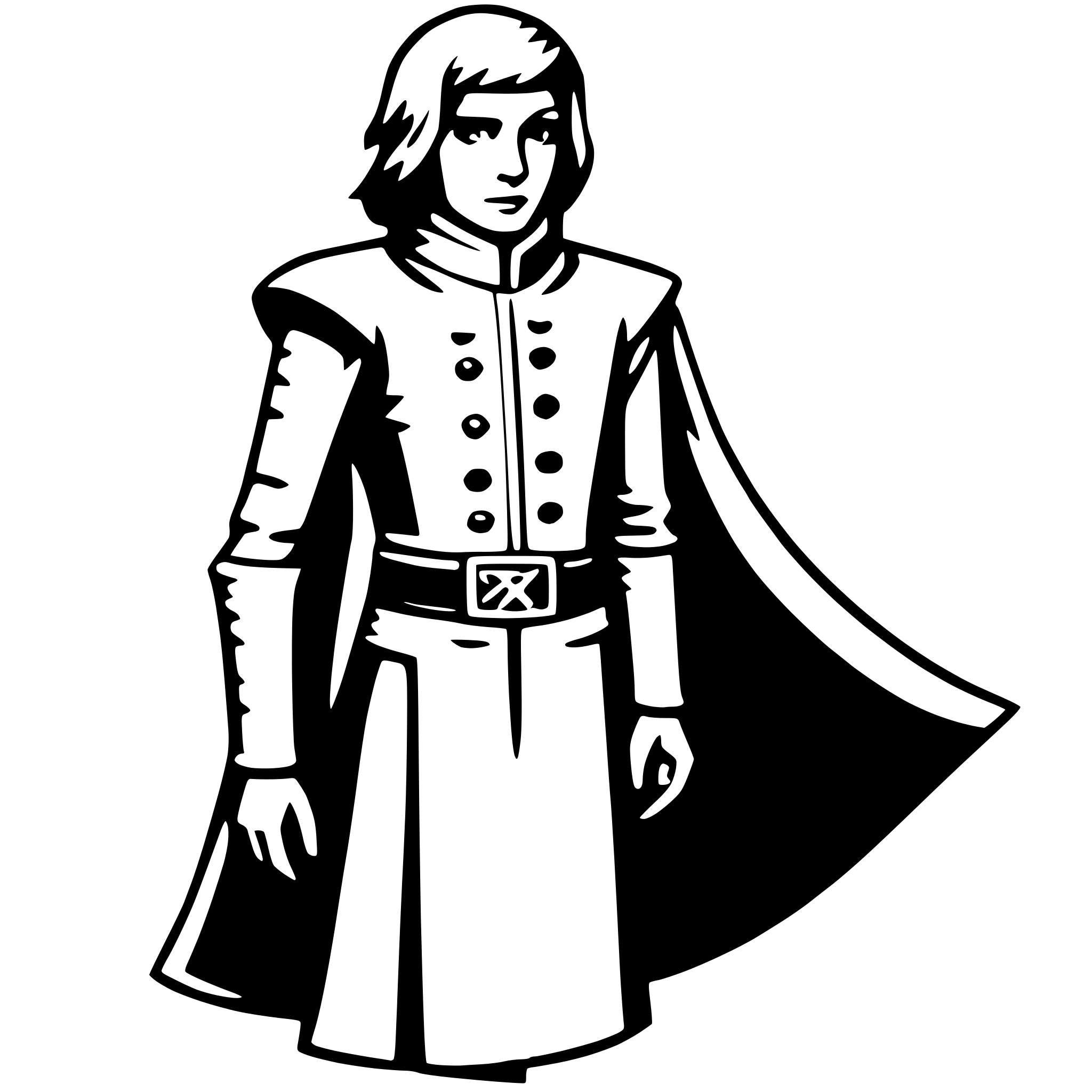 AI-generated SVG of a izanagi