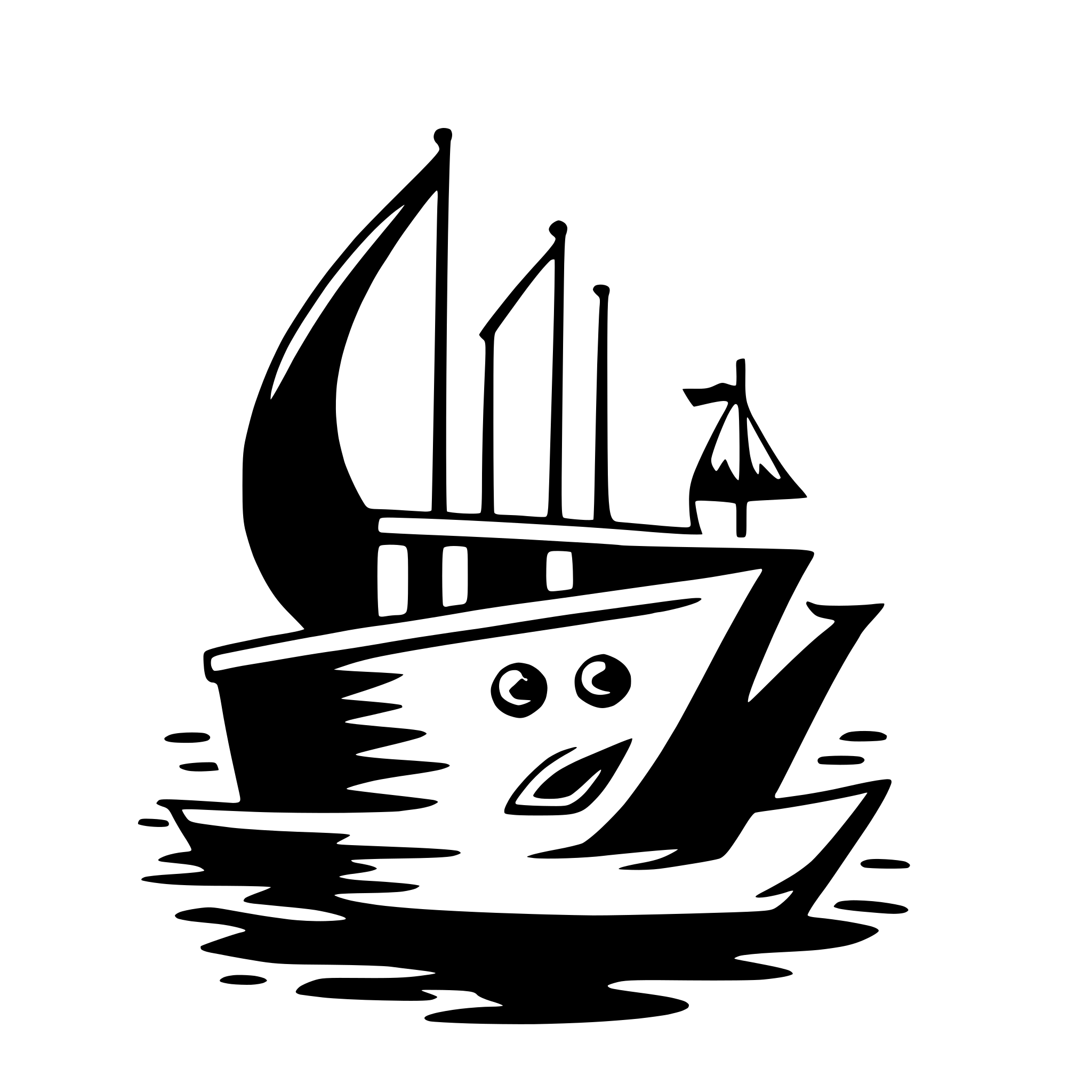AI-generated SVG of a tangaroa