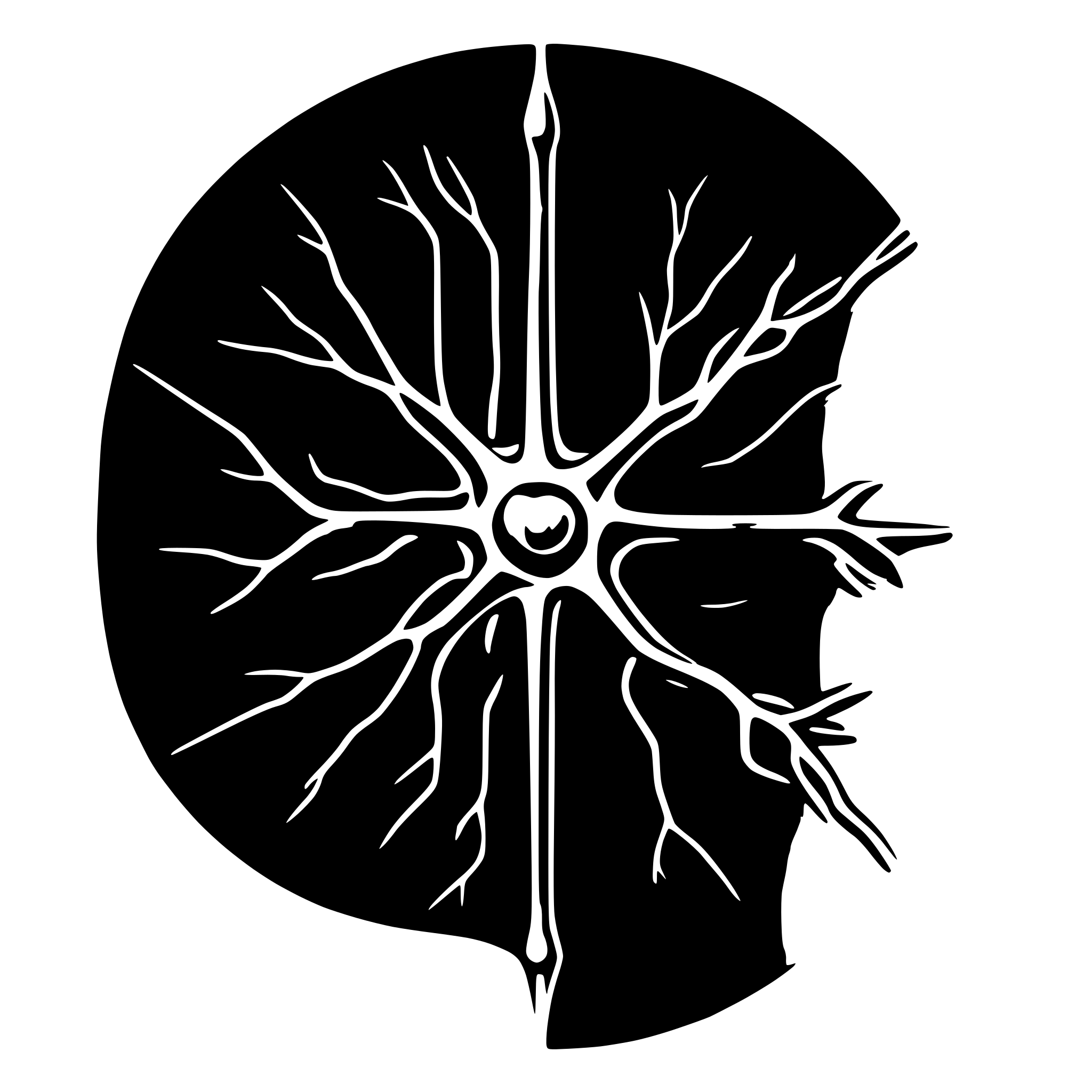 AI-generated SVG of a scientific diagram of a neuron
