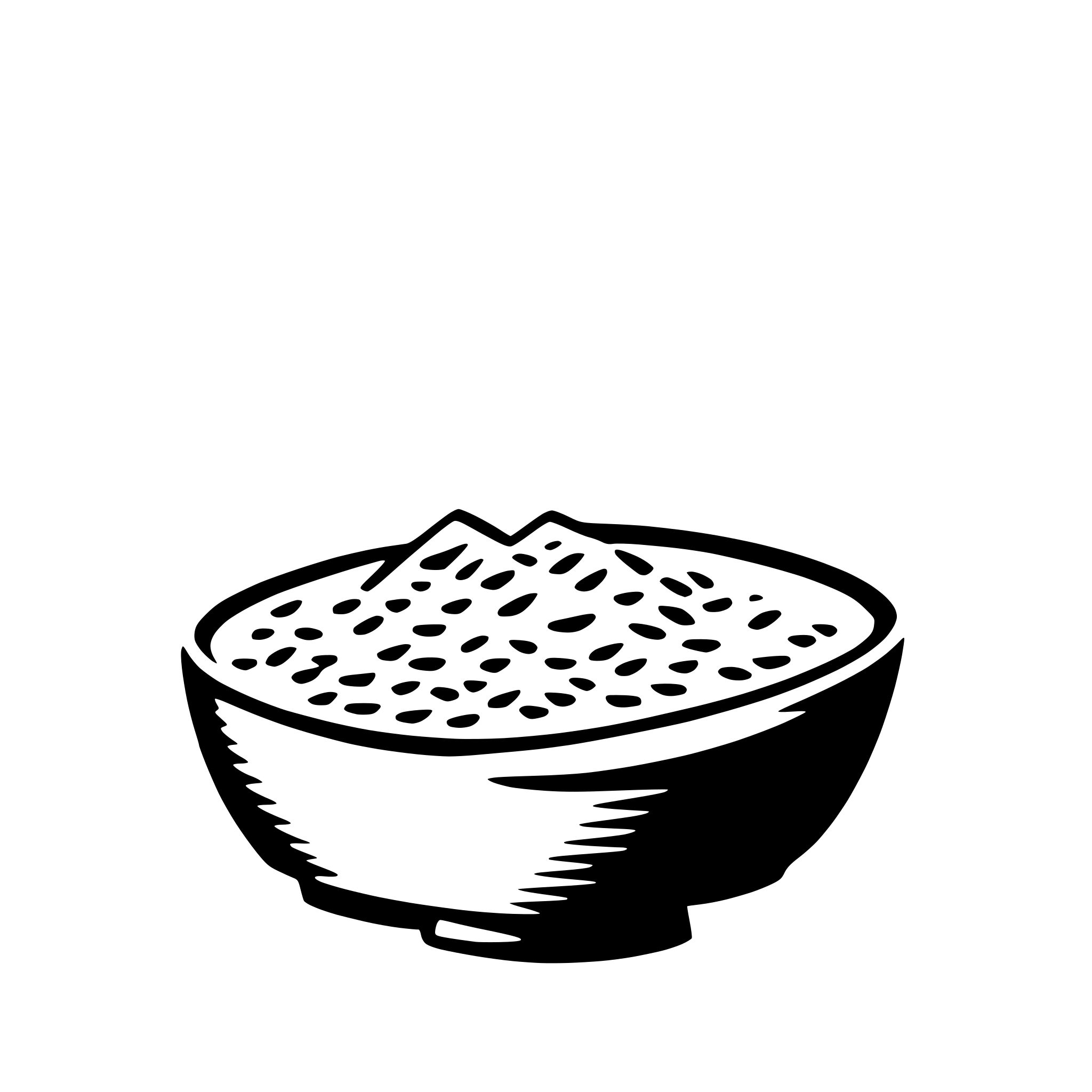 AI-generated SVG of 'pack of rice, illustrated icon, outlined, thin lines, no color'